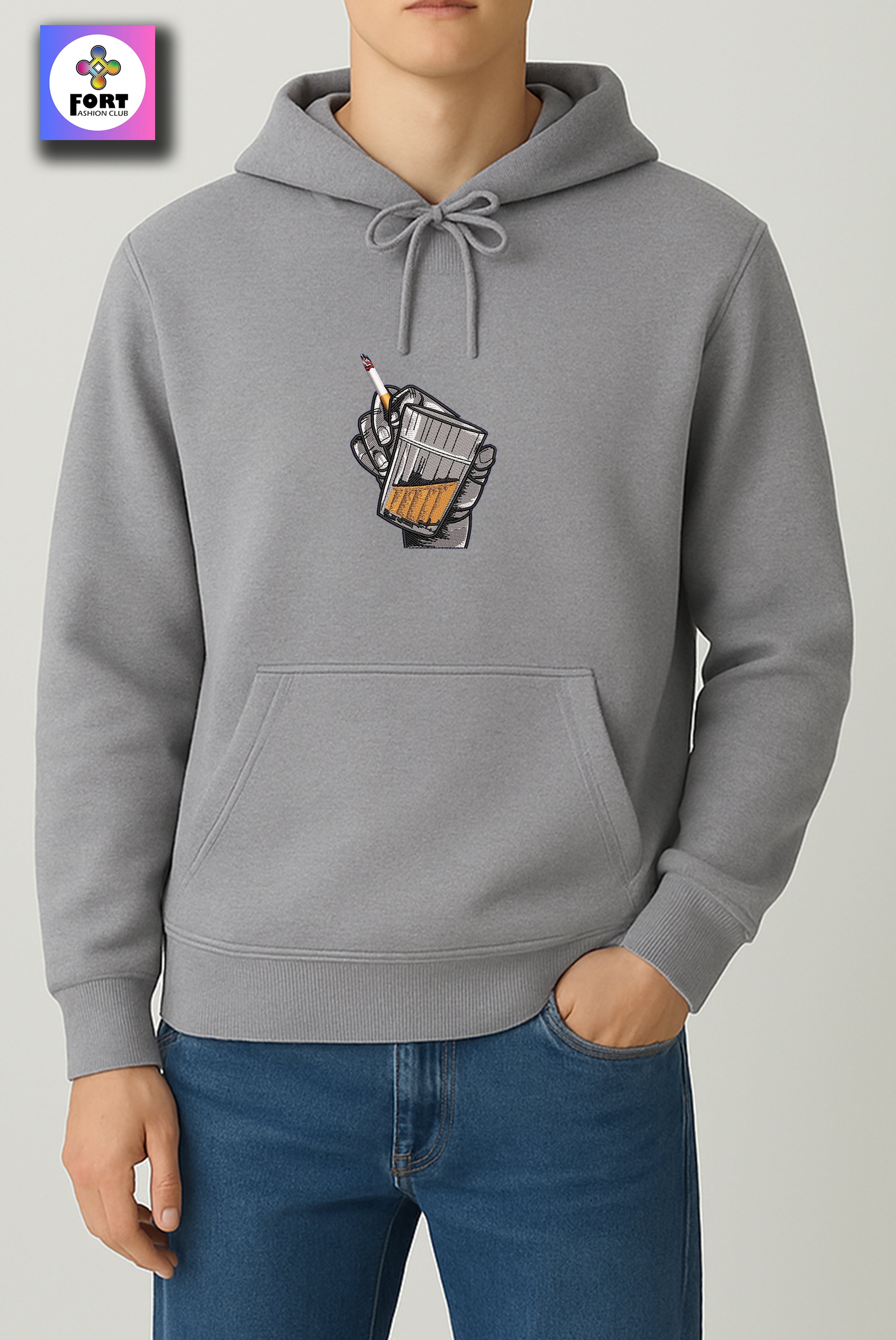 CRAZY EMBROIDERY UNISEX HOODIE – ENERGY