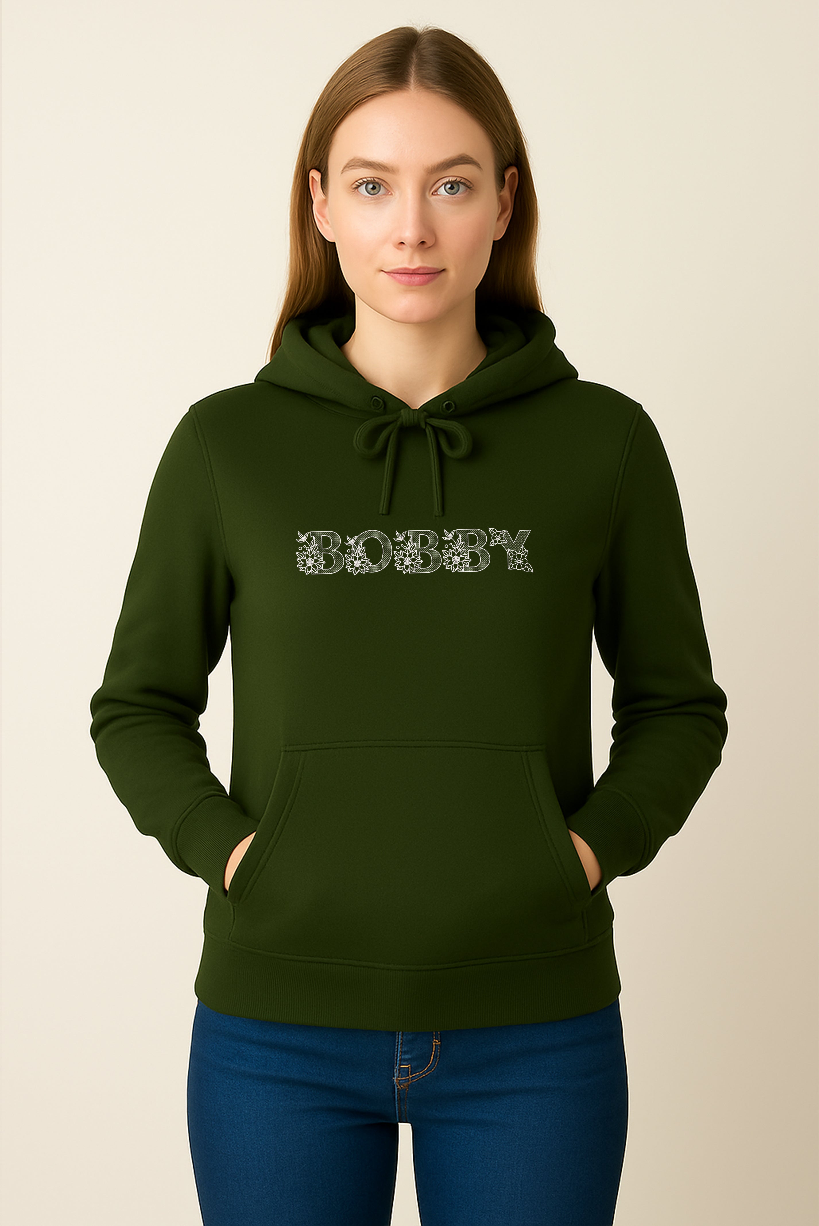 PREMIUM  ALPHABET EMBROIDERY UNISEX - HOODIE