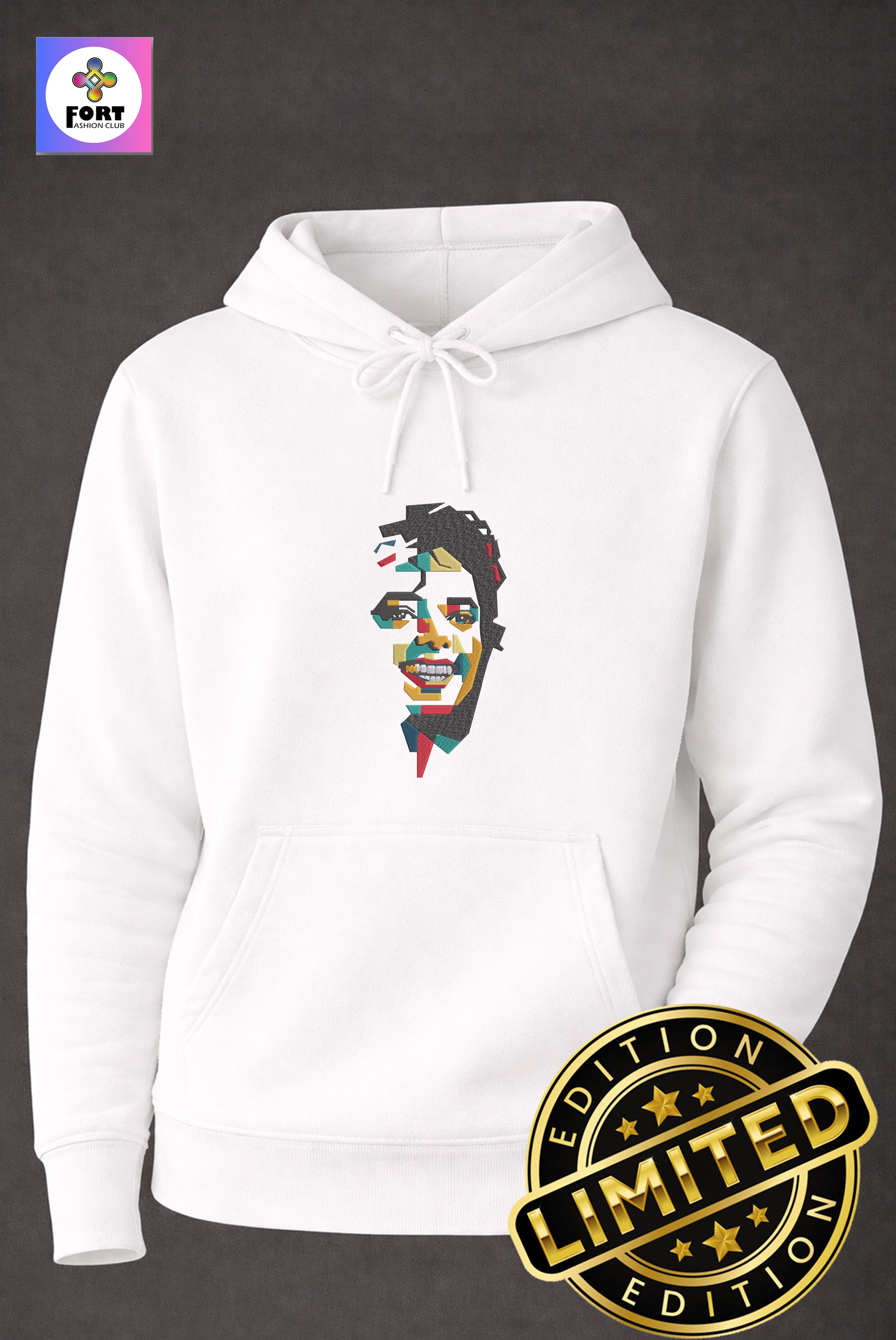 Special Edition Embroidery Unisex Hoodie Mj