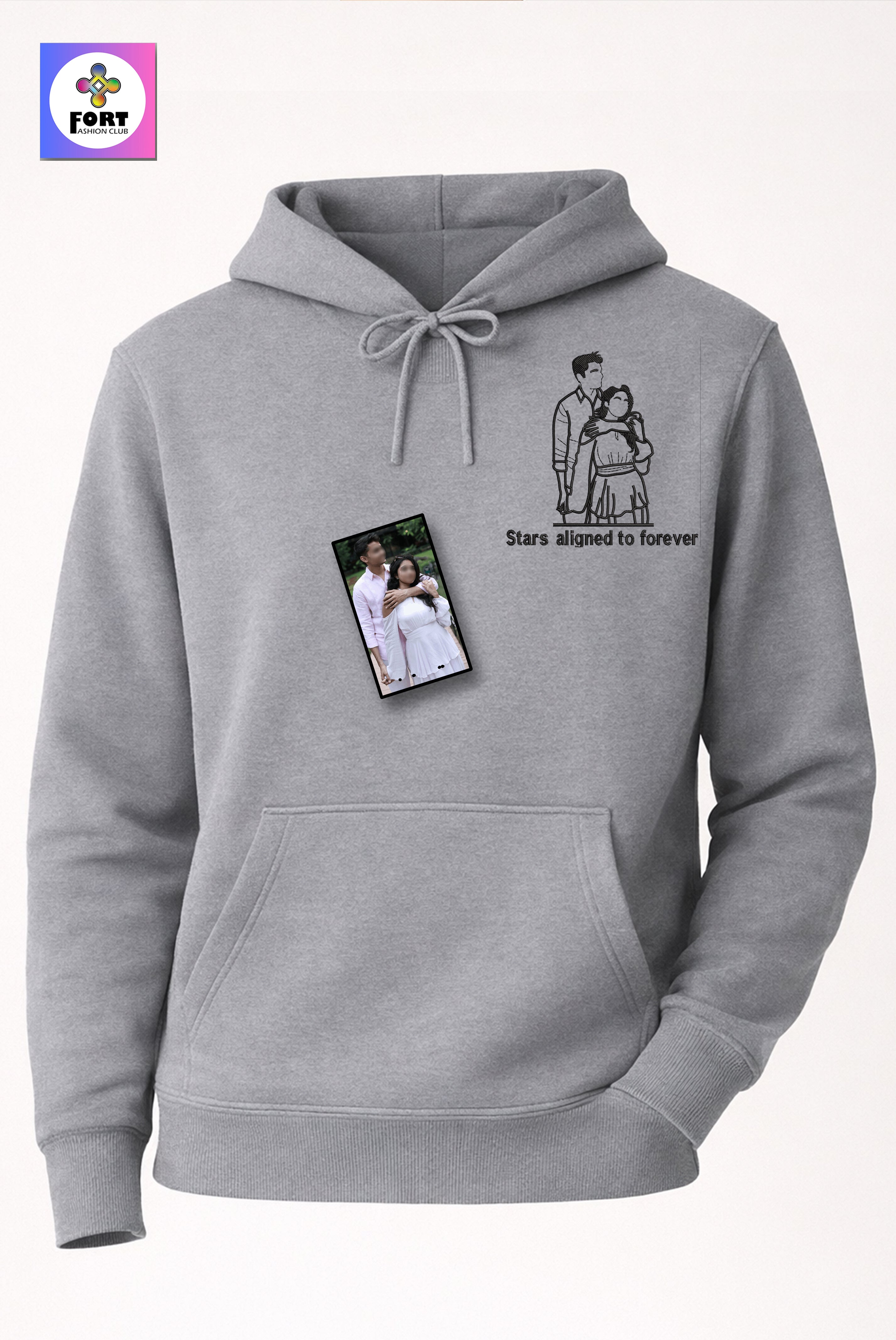 PERSONALIZED EMBROIDERY UNISEX HOODIE