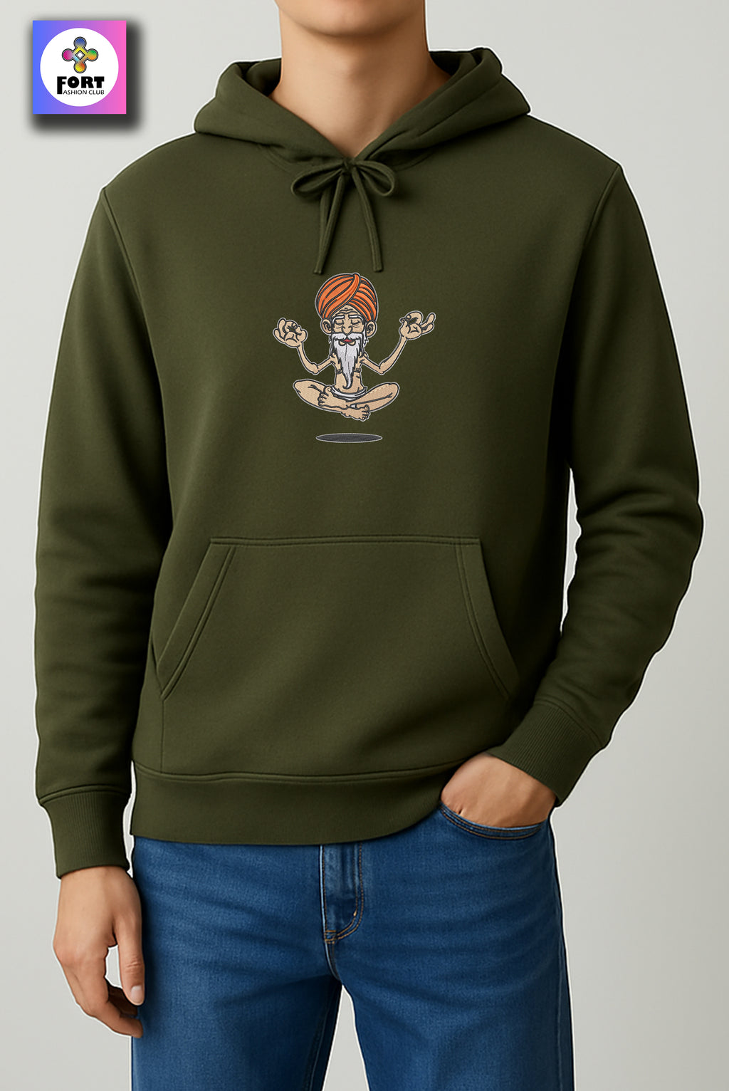 CRAZY EMBROIDERY UNISEX HOODIE – SB