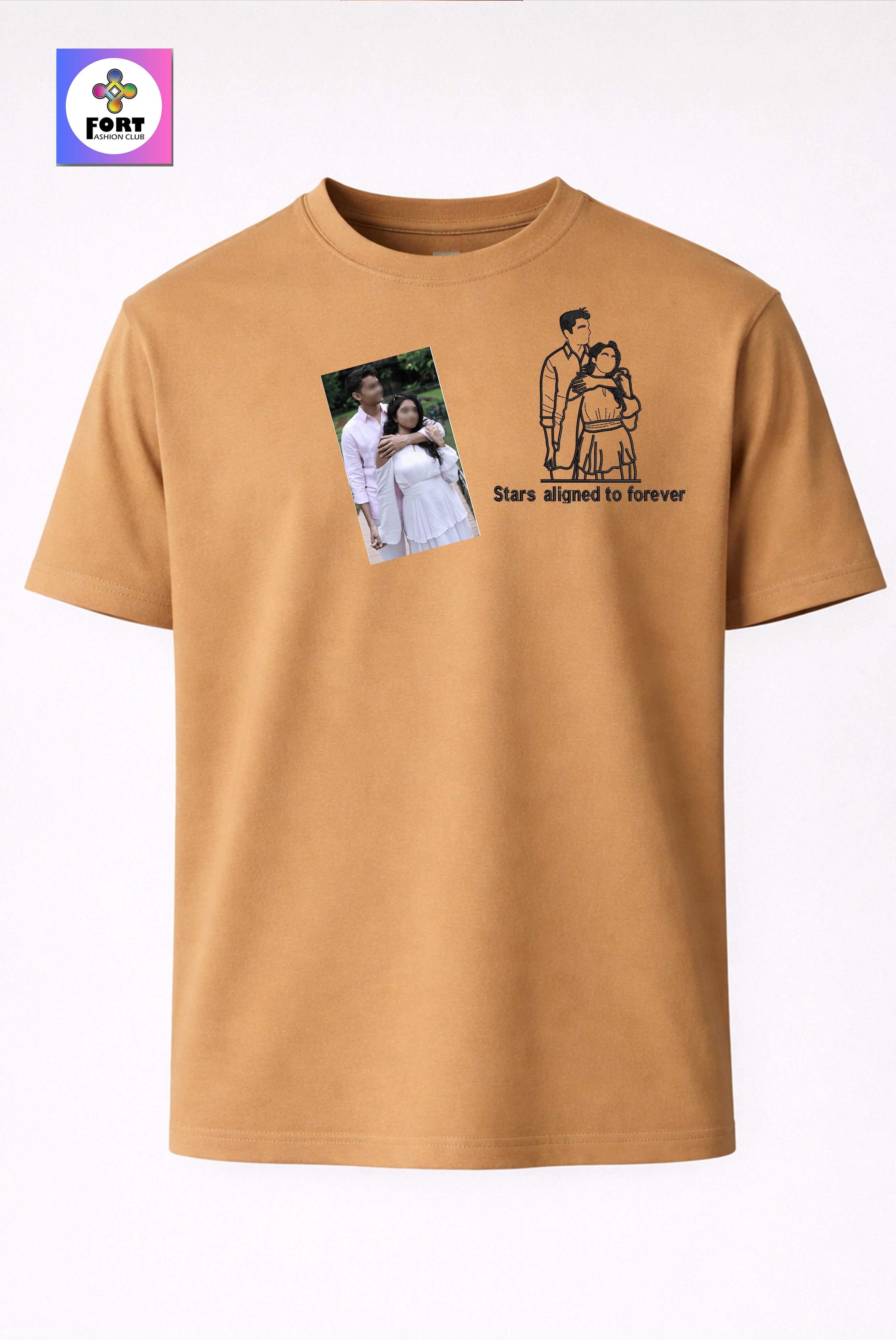 PERSONALIZED EMBROIDERY UNISEX T-SHIRT