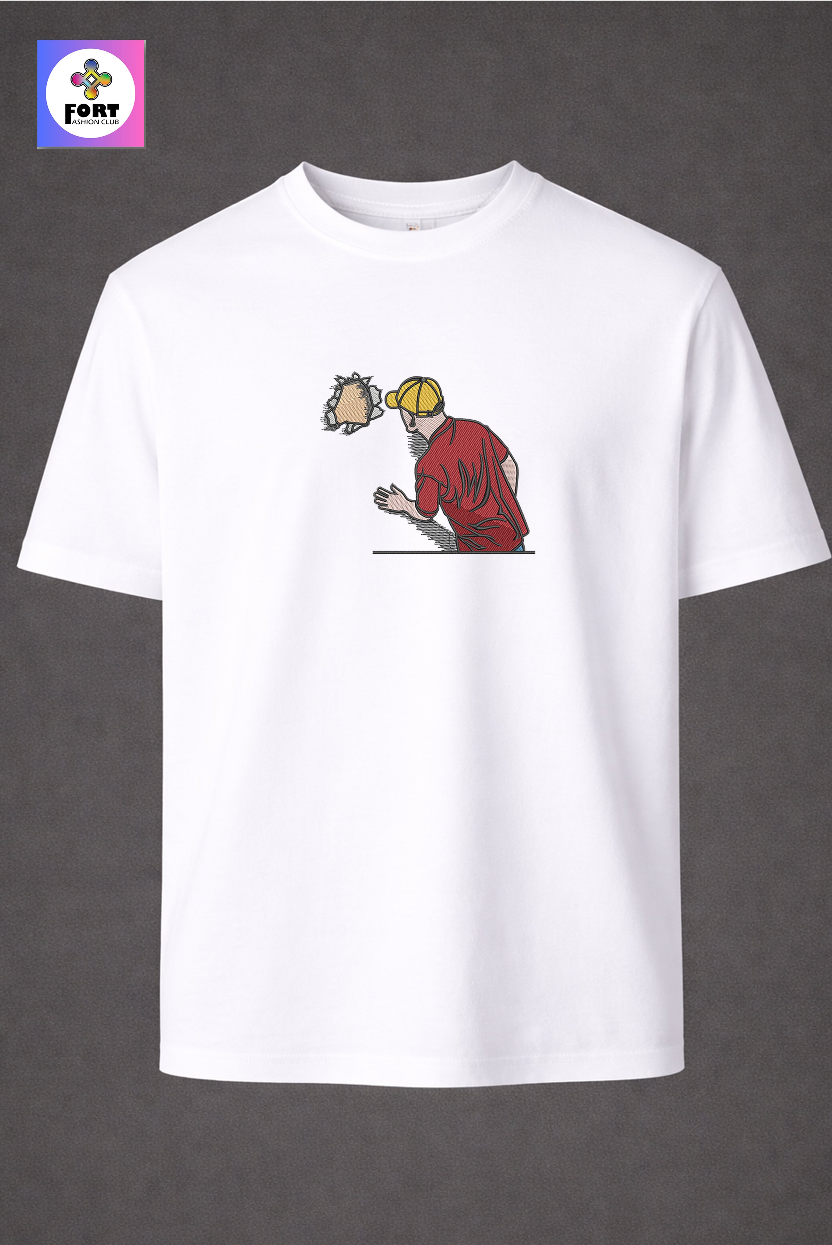 CRAZY EMBROIDERY UNISEX T-SHIRT – CREATIVE FORT FASHION CLUB