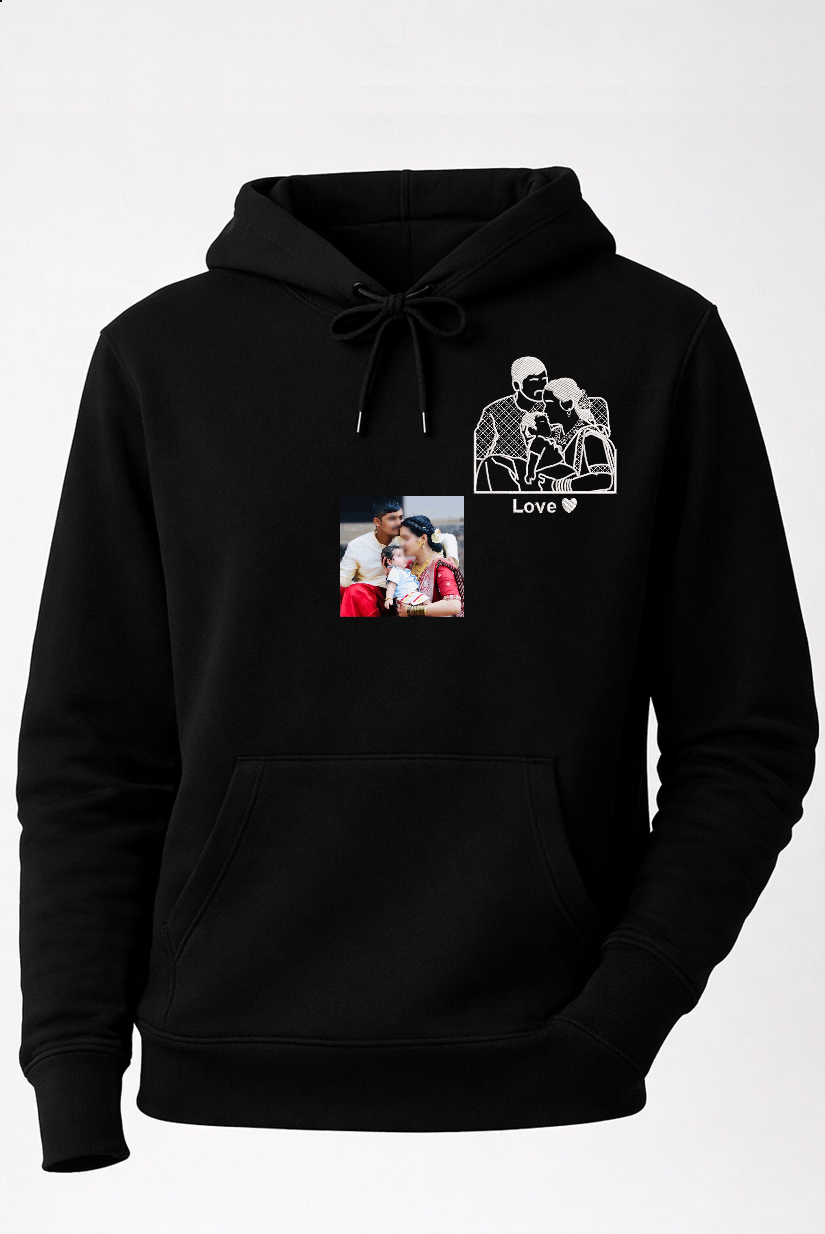 PERSONALIZED EMBROIDERY UNISEX HOODIE