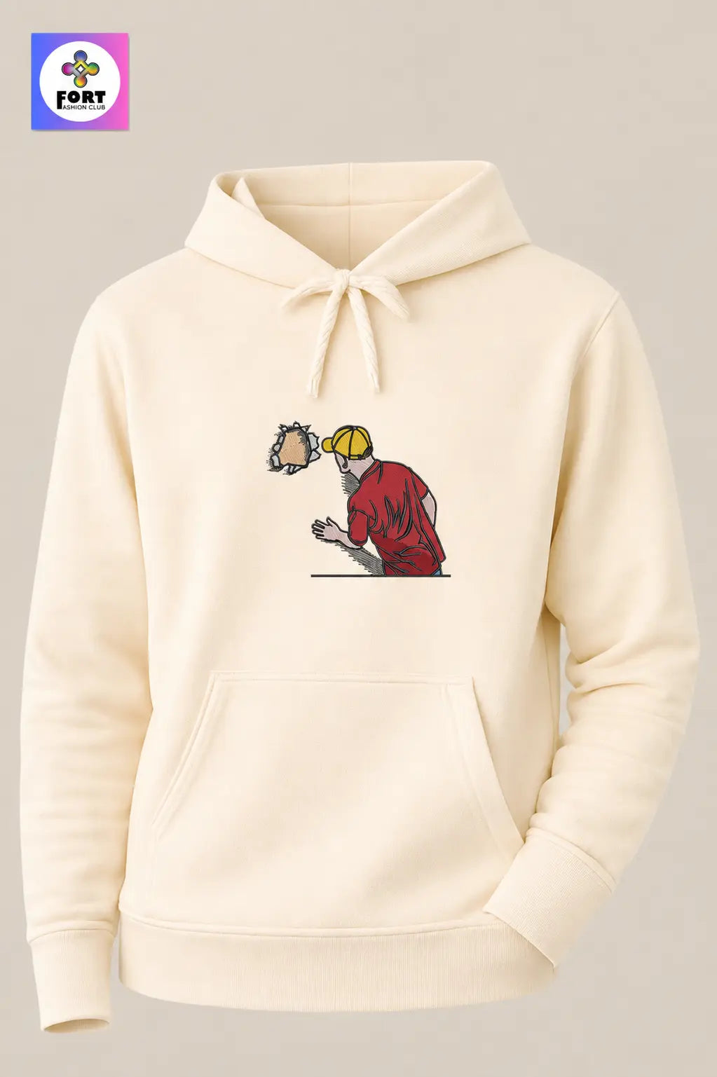 Crazy Embroidery Unisex Hoodie – Creative