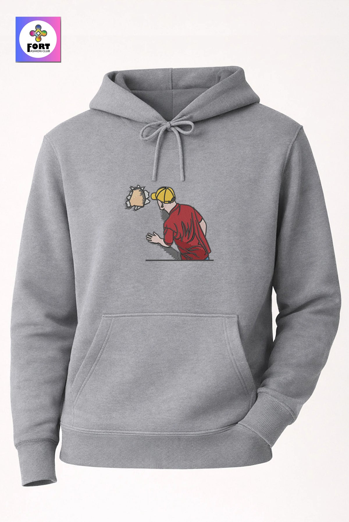 Crazy Embroidery Unisex Hoodie – Creative