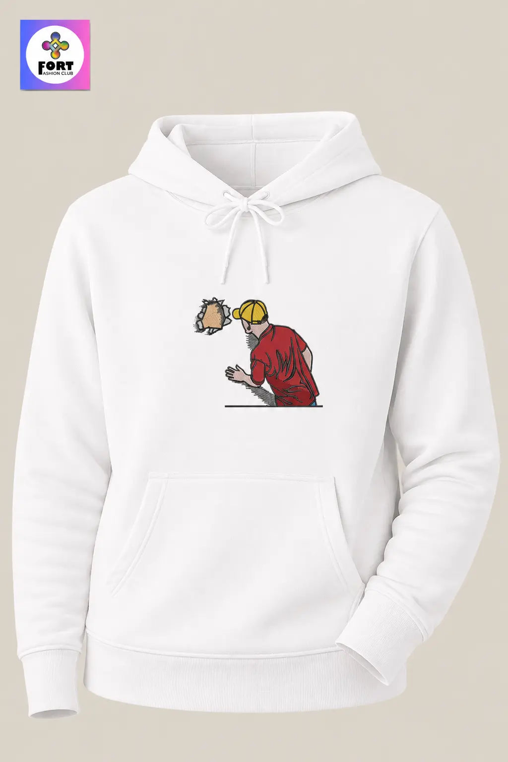 Crazy Embroidery Unisex Hoodie – Creative