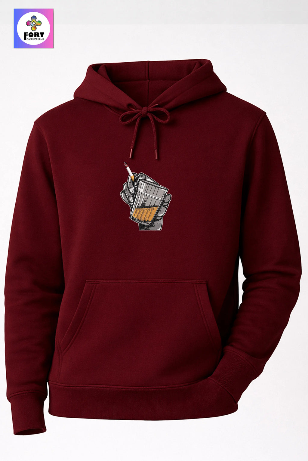 Crazy Embroidery Unisex Hoodie – Energy