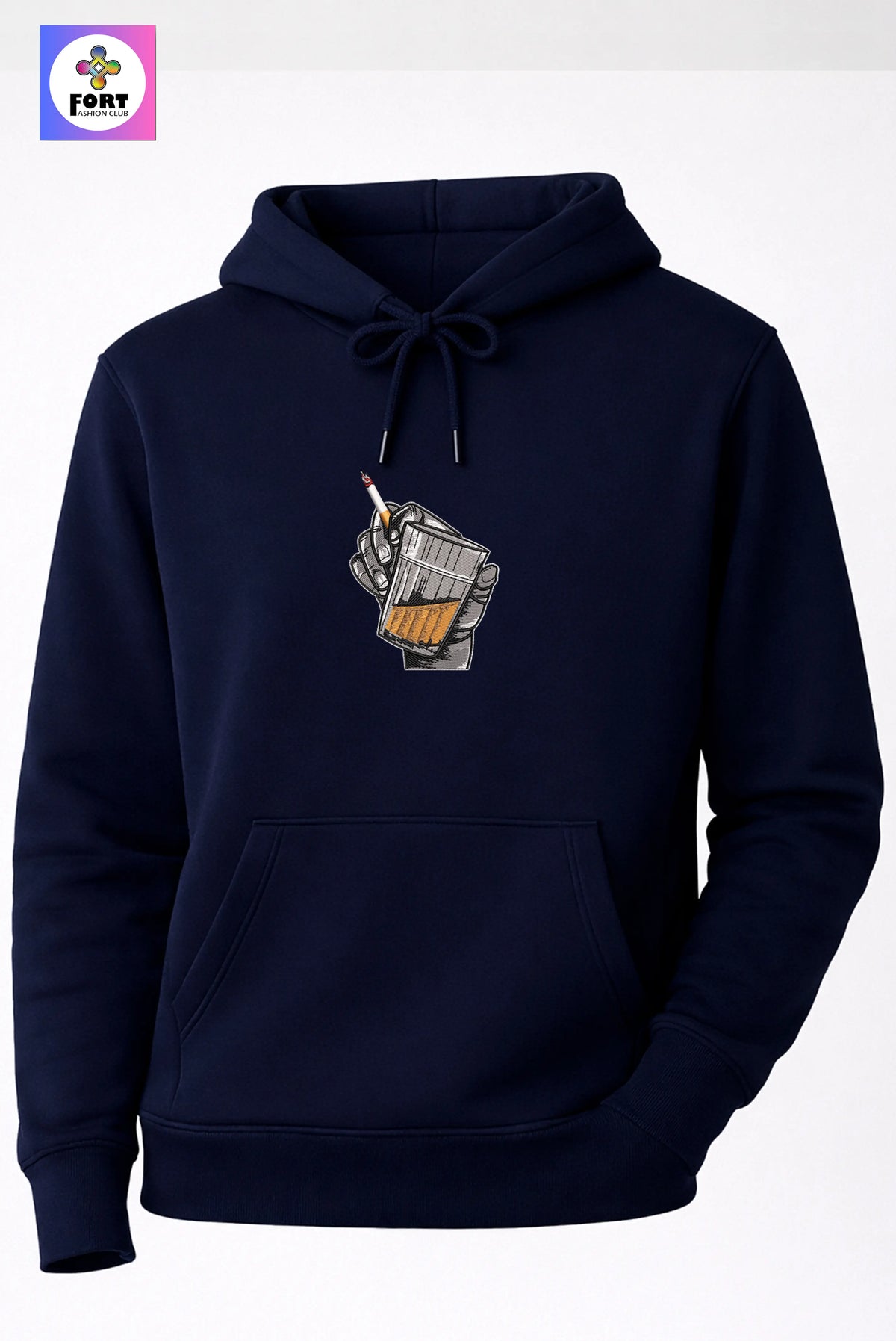 Crazy Embroidery Unisex Hoodie – Energy