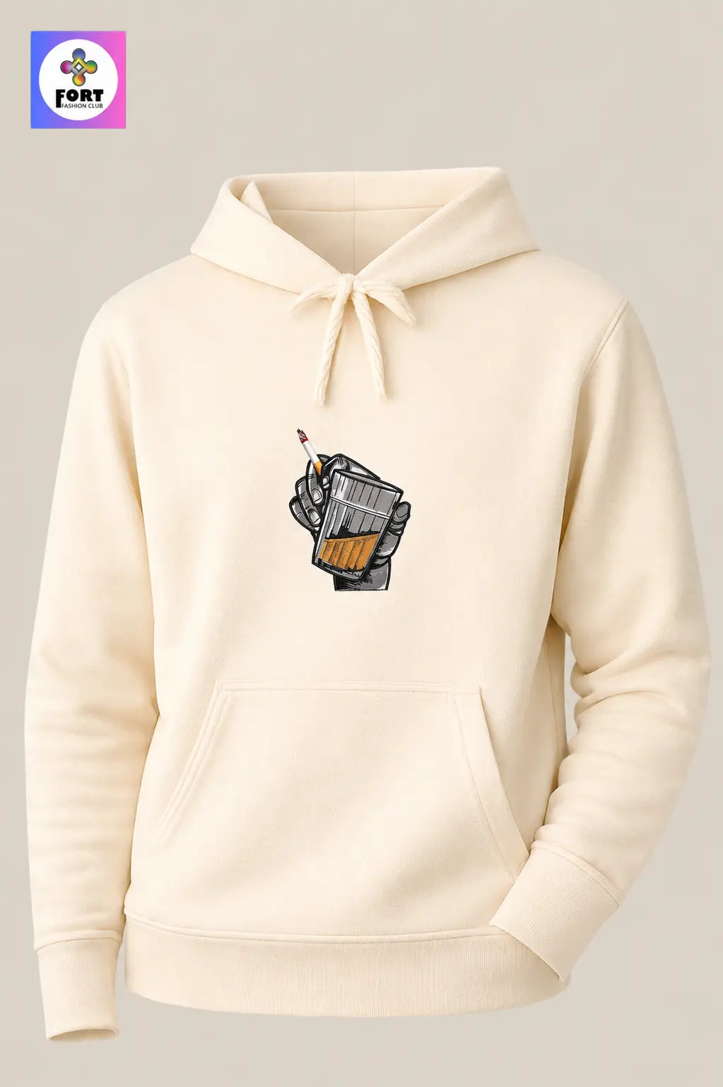 Crazy Embroidery Unisex Hoodie – Energy
