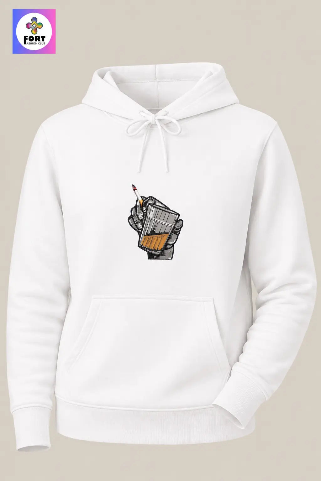 Crazy Embroidery Unisex Hoodie – Energy