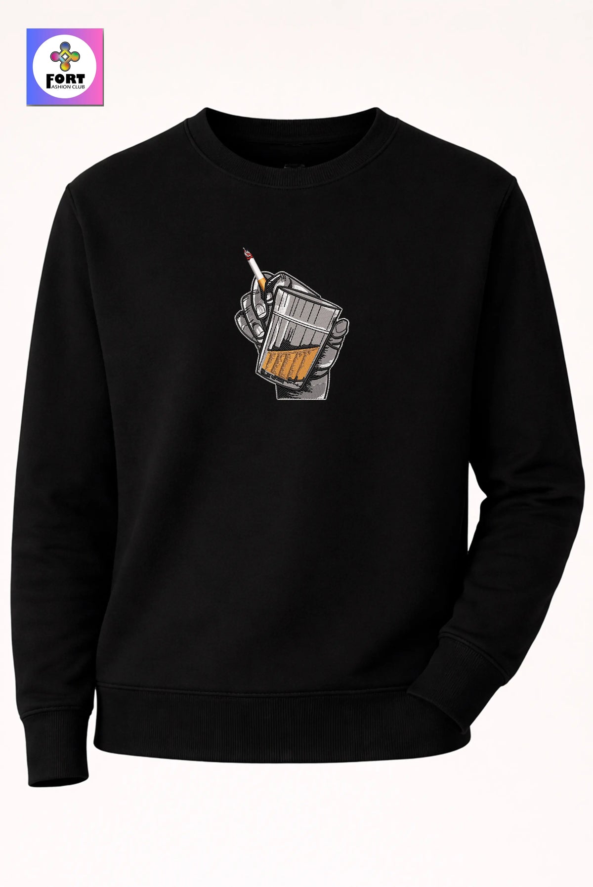 Crazy Embroidery Unisex Sweatshirt Energy
