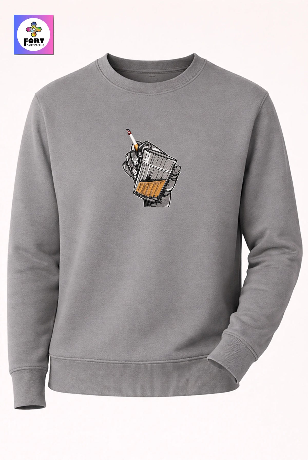 Crazy Embroidery Unisex Sweatshirt Energy