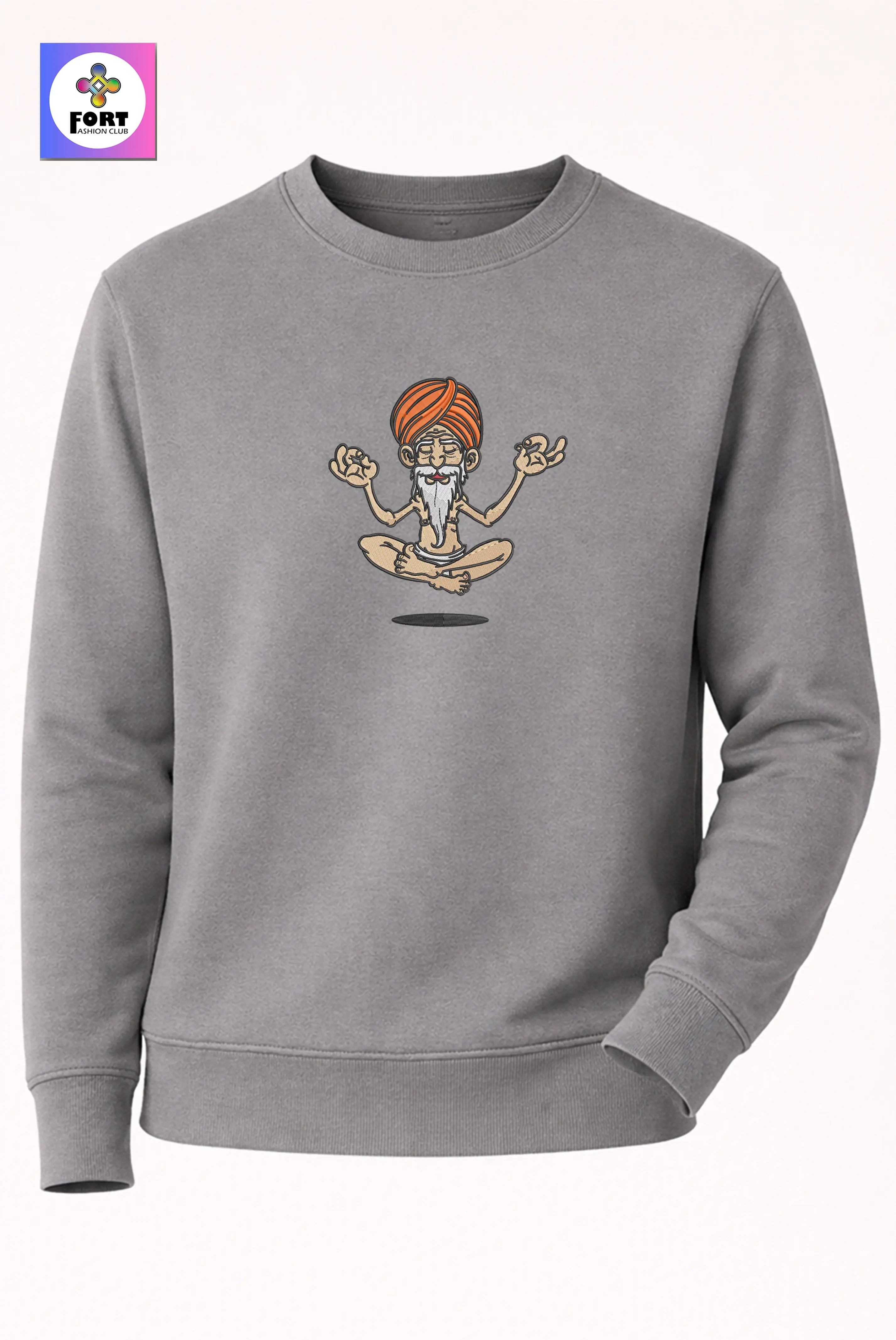 Crazy Embroidery Unisex Sweatshirt – Sb