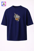 Crazy Embroidery Unisex Oversized T-Shirt (Drop Shoulder) Energy