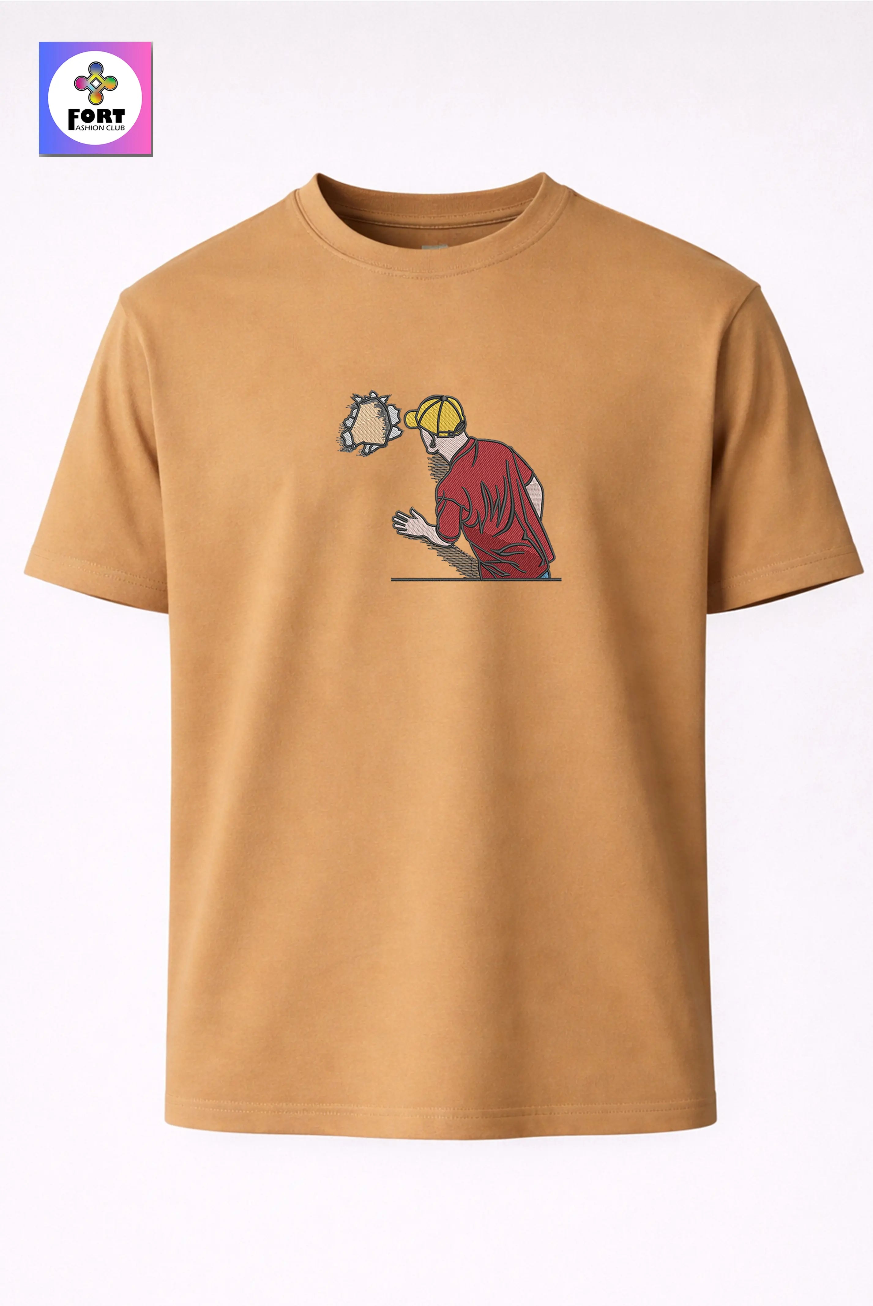 Crazy Embroidery Unisex T-Shirt – Creative