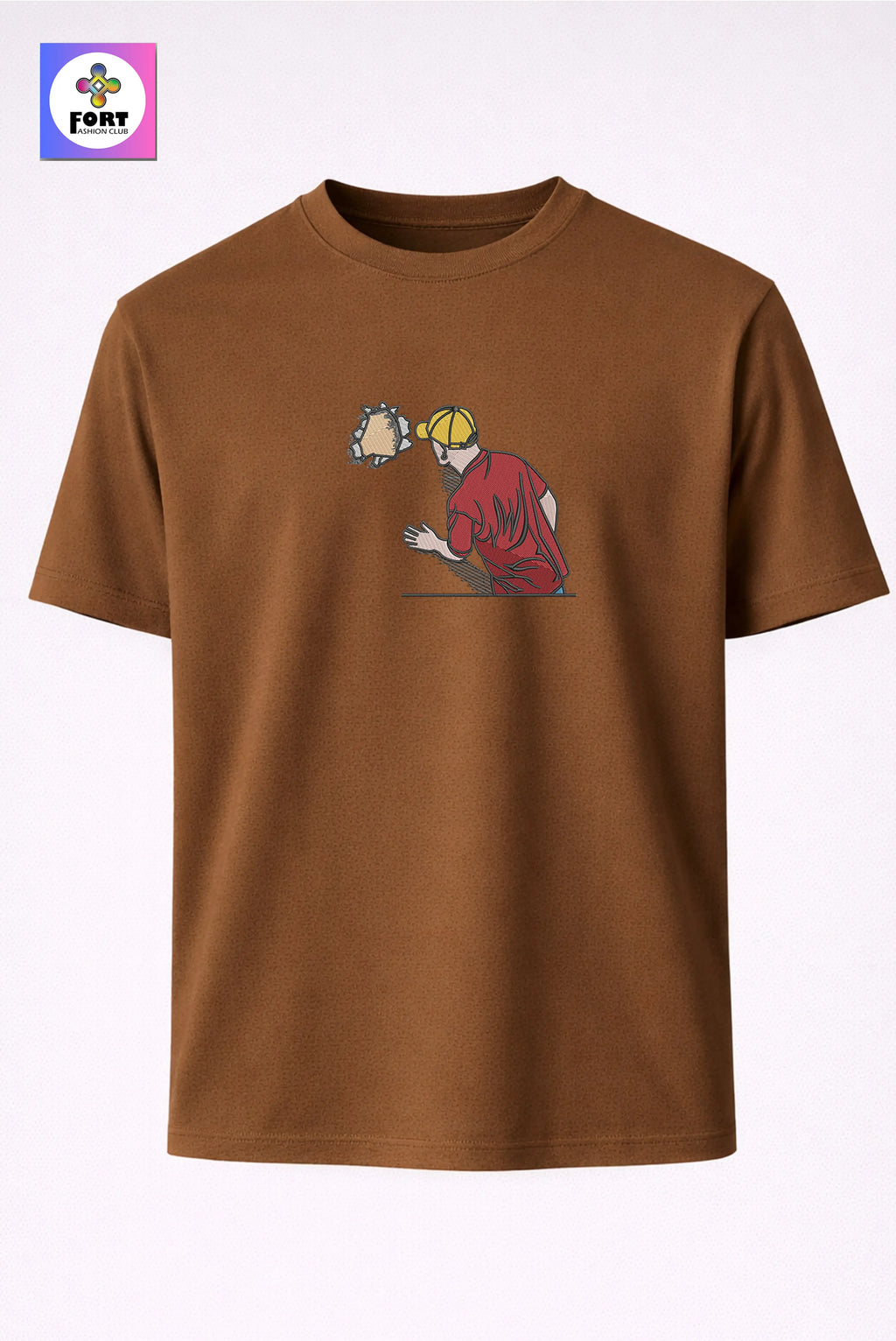 Crazy Embroidery Unisex T-Shirt – Creative