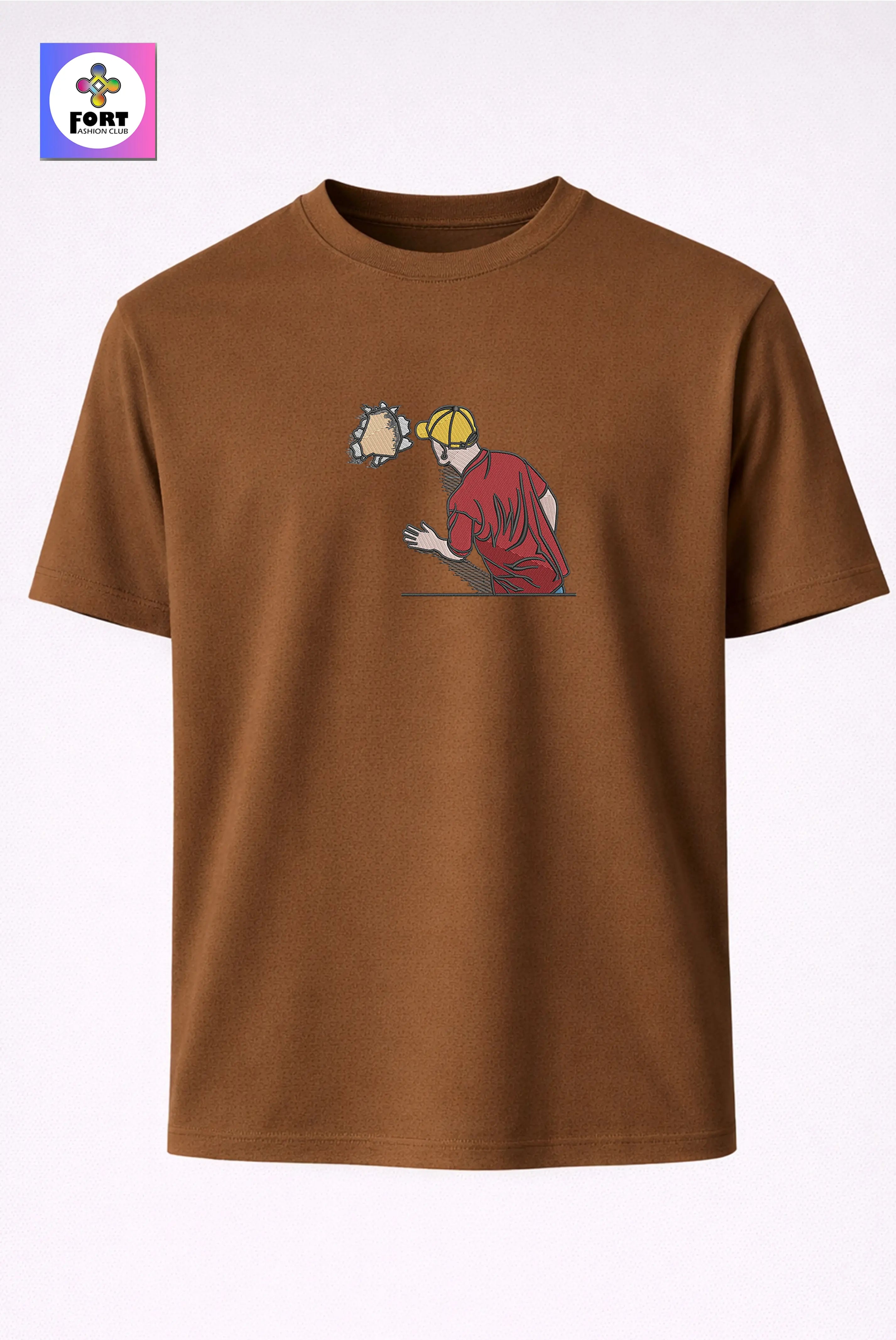 Crazy Embroidery Unisex T-Shirt – Creative