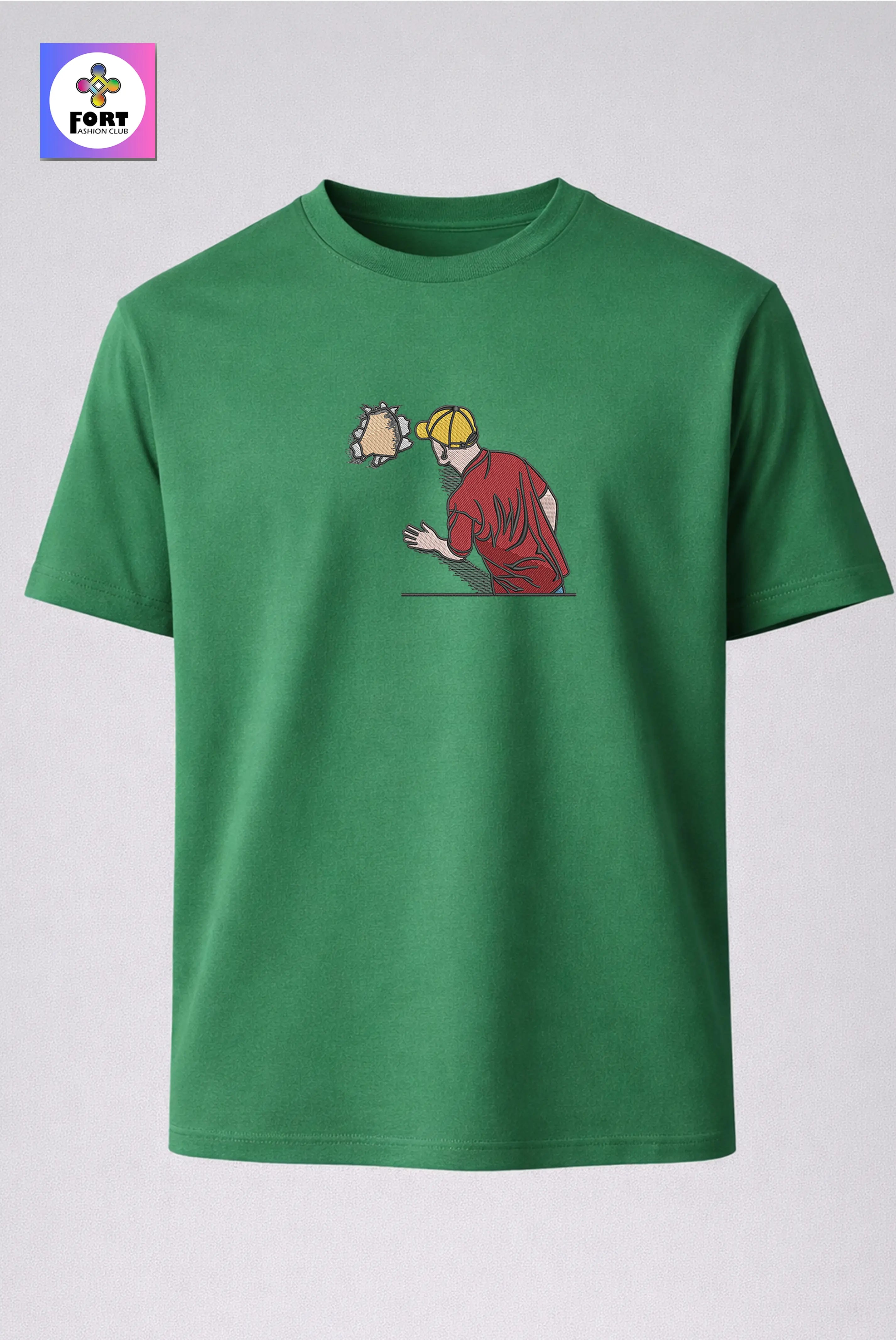 Crazy Embroidery Unisex T-Shirt – Creative