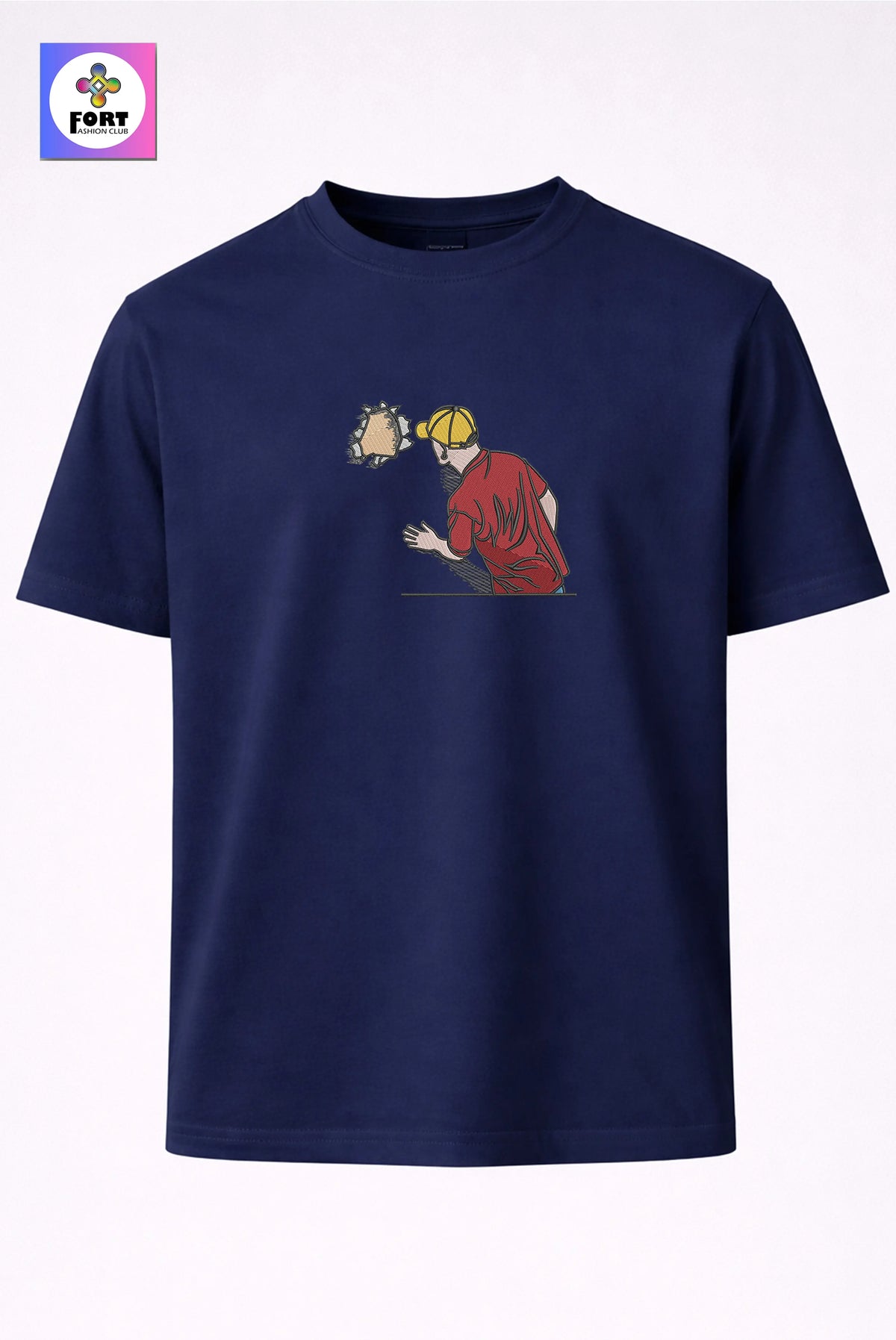 Crazy Embroidery Unisex T-Shirt – Creative