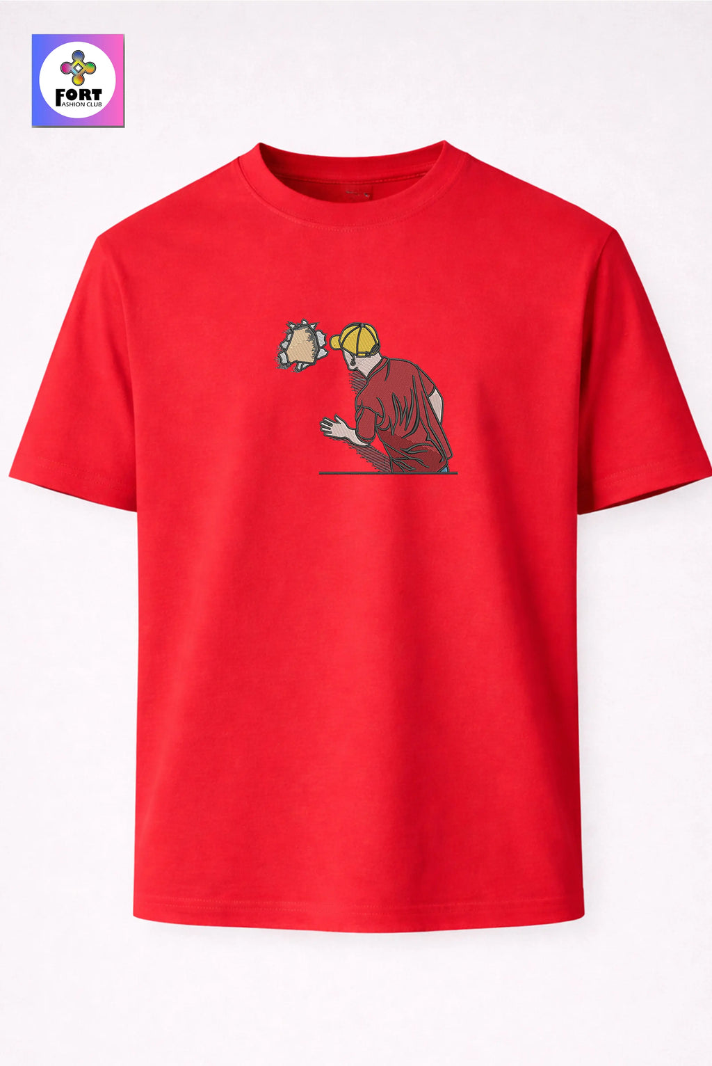 Crazy Embroidery Unisex T-Shirt – Creative
