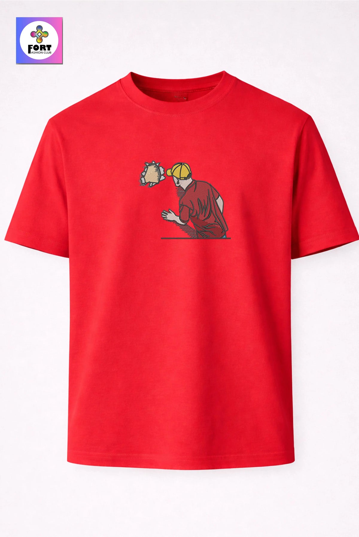 Crazy Embroidery Unisex T-Shirt – Creative