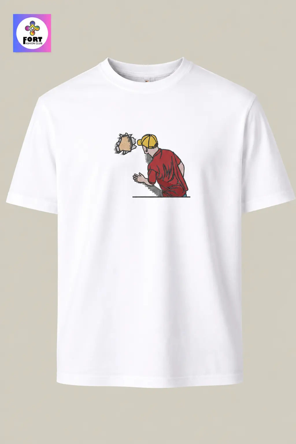 Crazy Embroidery Unisex T-Shirt – Creative