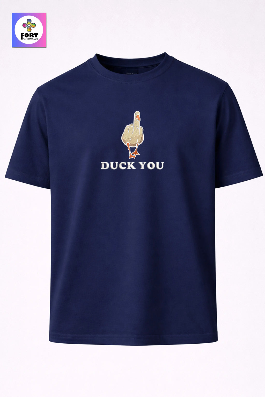 Crazy Embroidery Unisex T-Shirt – Duck