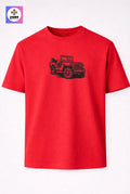 Crazy Embroidery Unisex T-Shirt  – Jeep