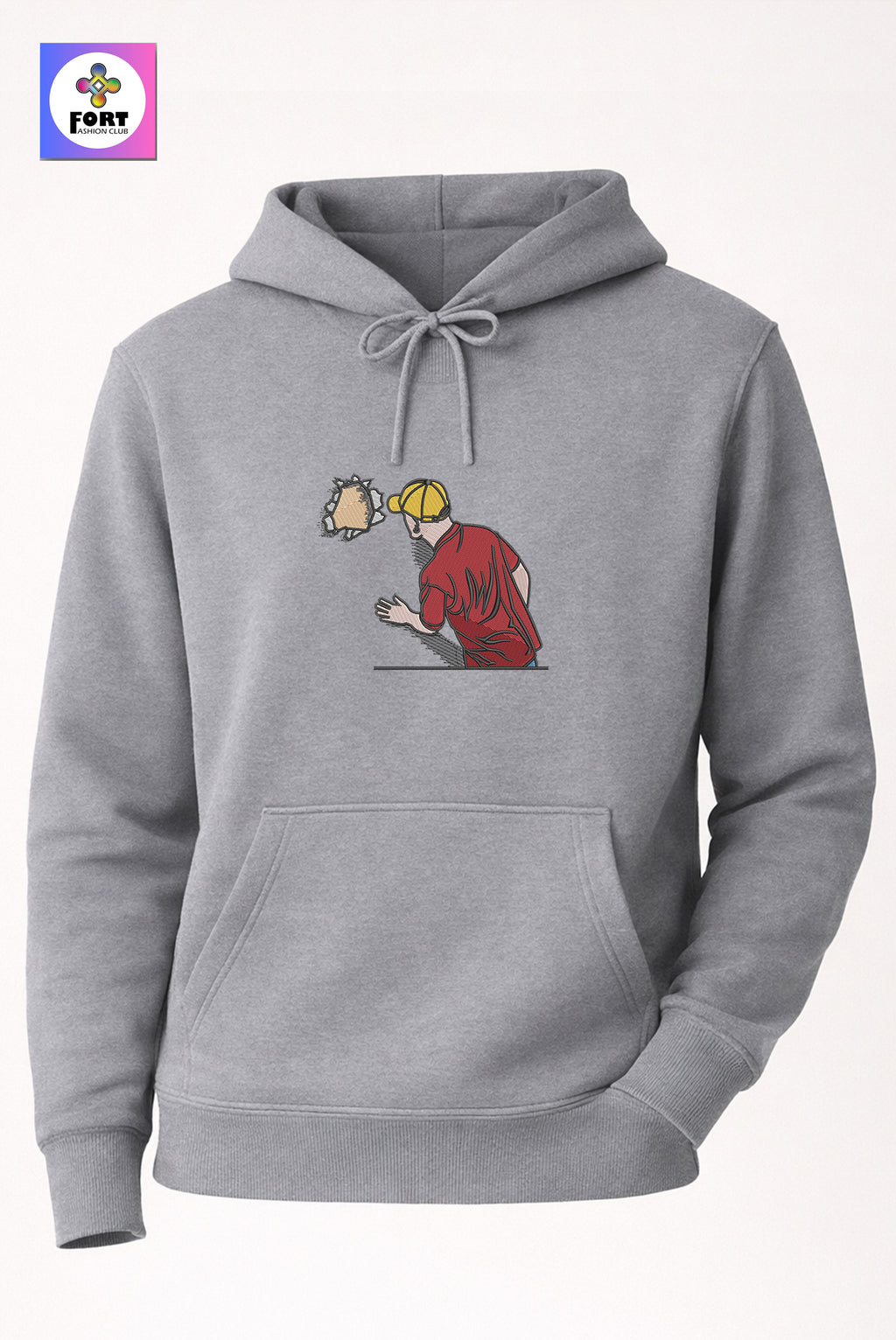 Crazy Embroidery Unisex Hoodie – Creative