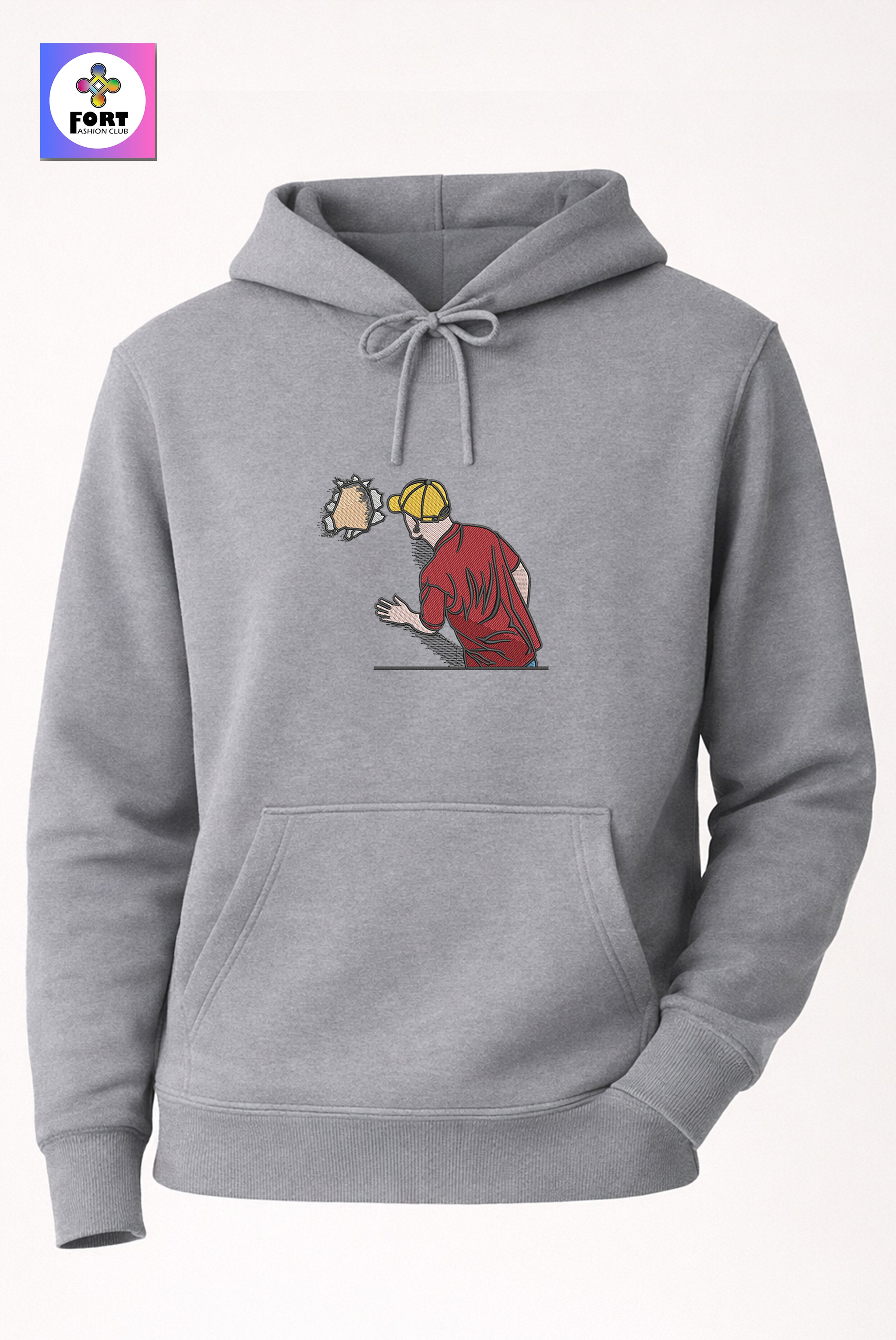 Crazy Embroidery Unisex Hoodie – Creative