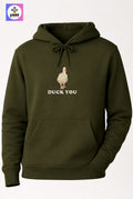 Crazy Embroidery Unisex Hoodie – Duck