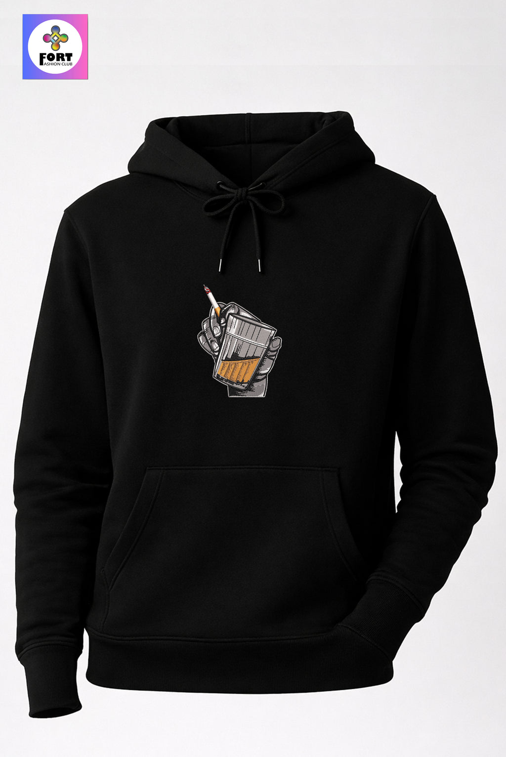 Crazy Embroidery Unisex Hoodie – Energy