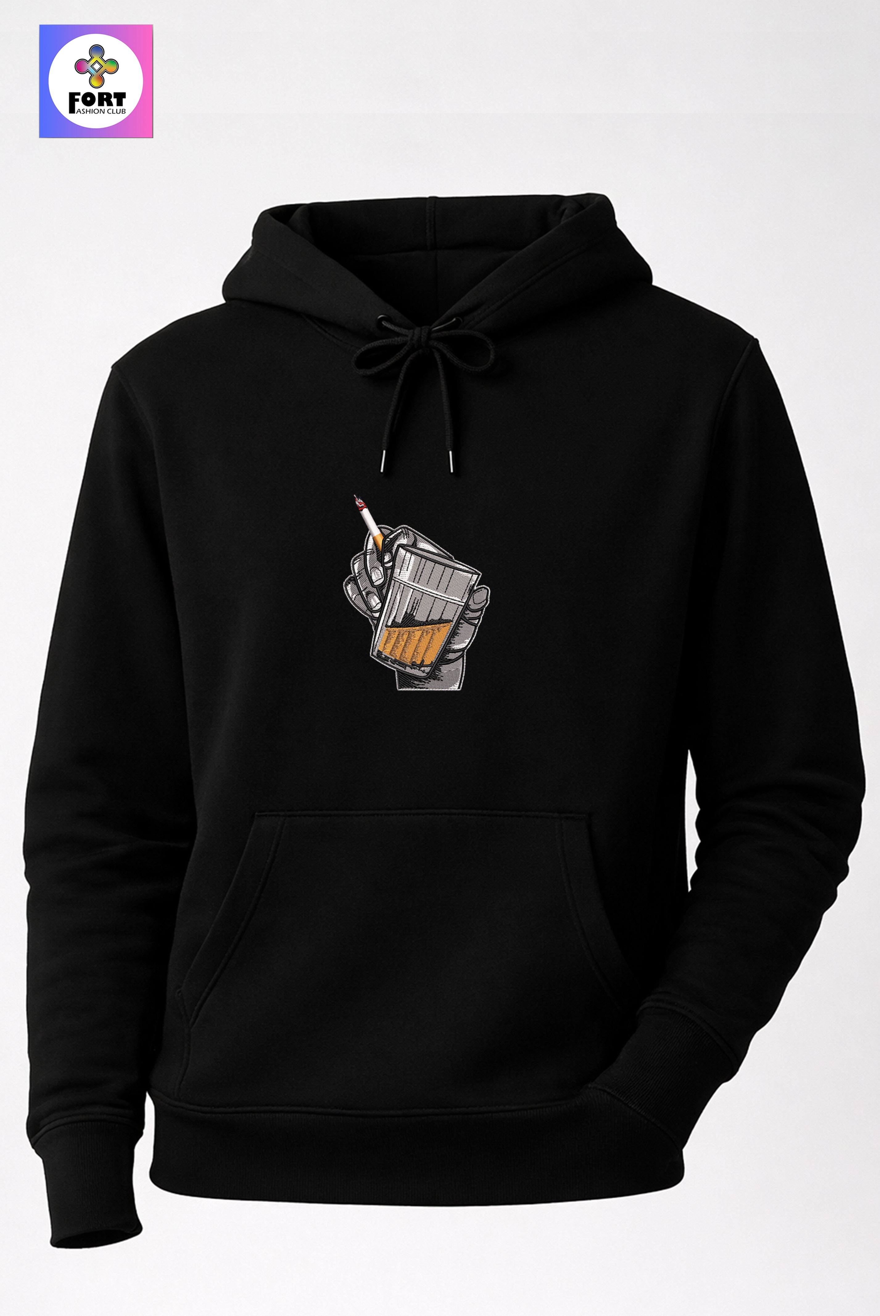Crazy Embroidery Unisex Hoodie – Energy