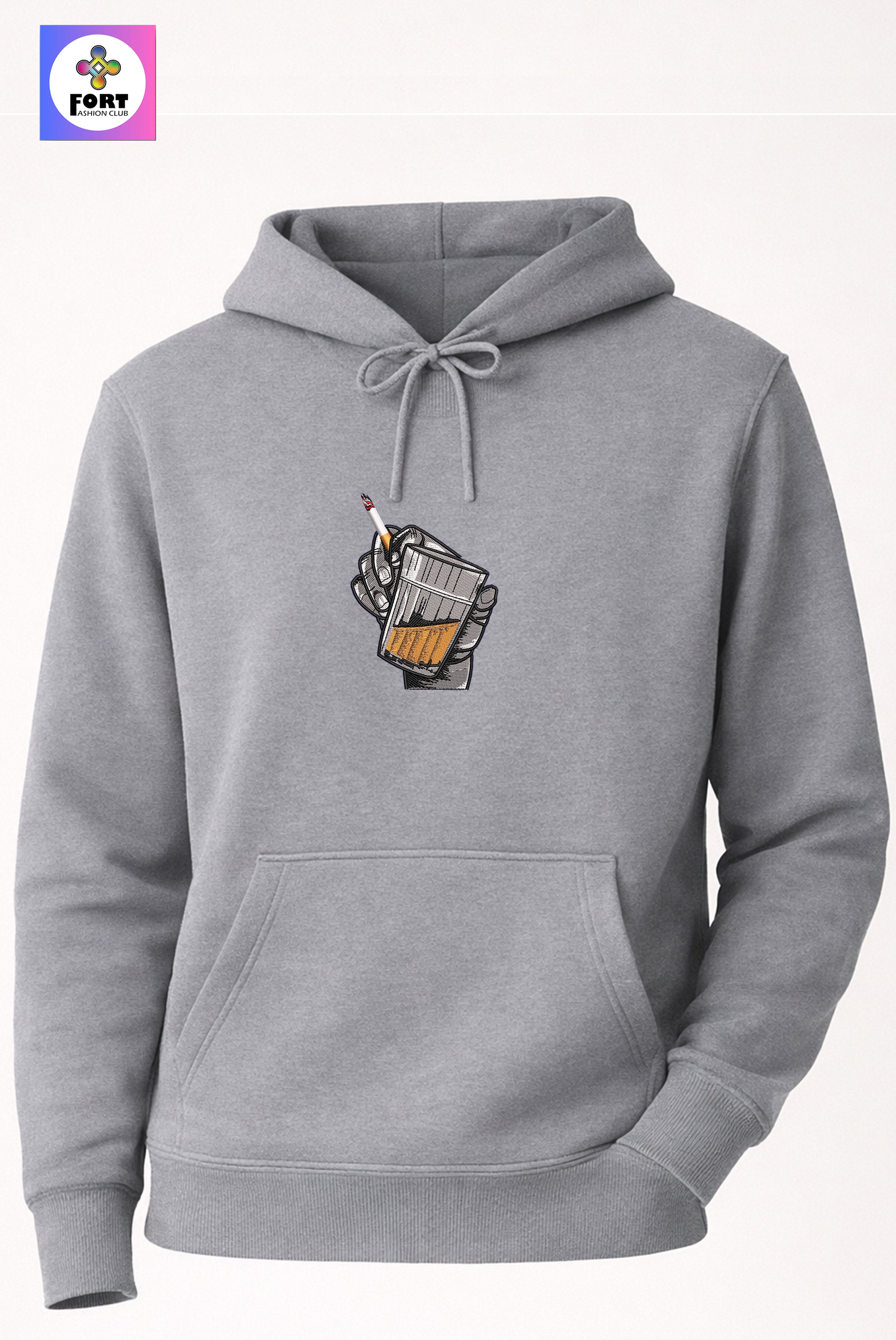 Crazy Embroidery Unisex Hoodie – Energy