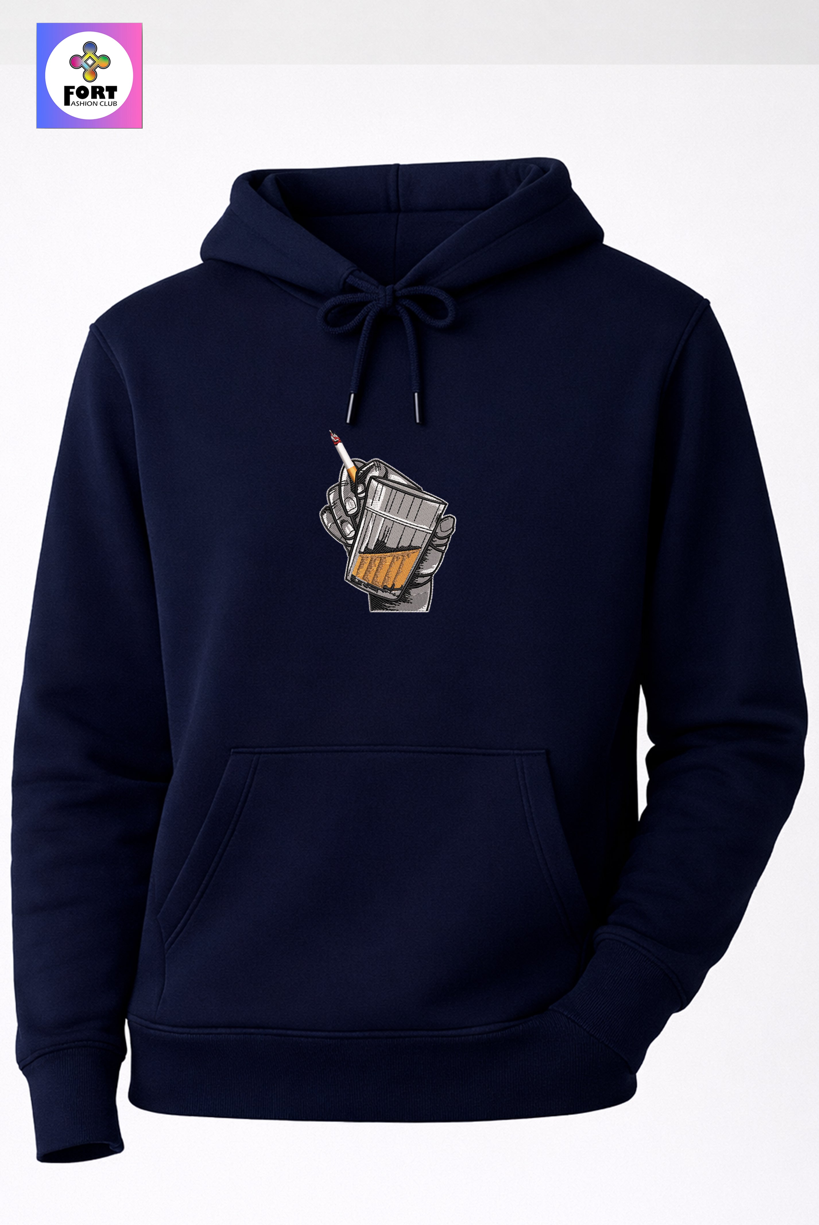 Crazy Embroidery Unisex Hoodie – Energy