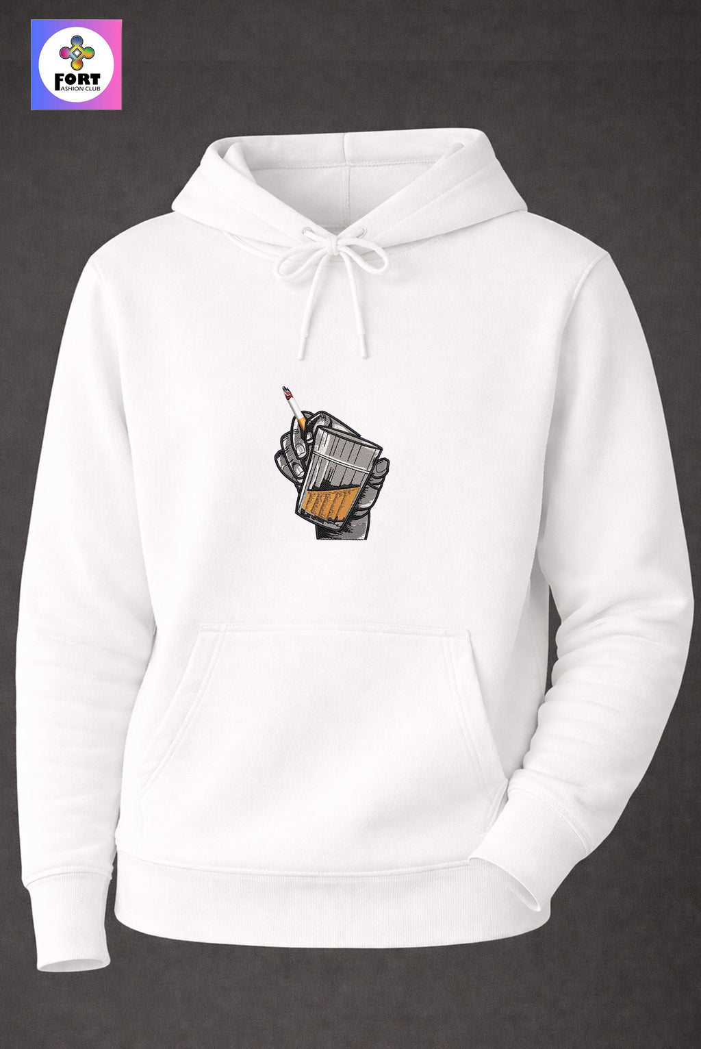 Crazy Embroidery Unisex Hoodie – Energy