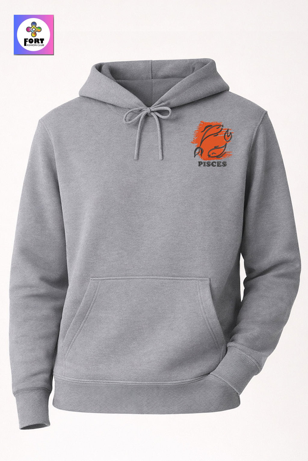 Crazy Embroidery Unisex Hoodie – Pisces