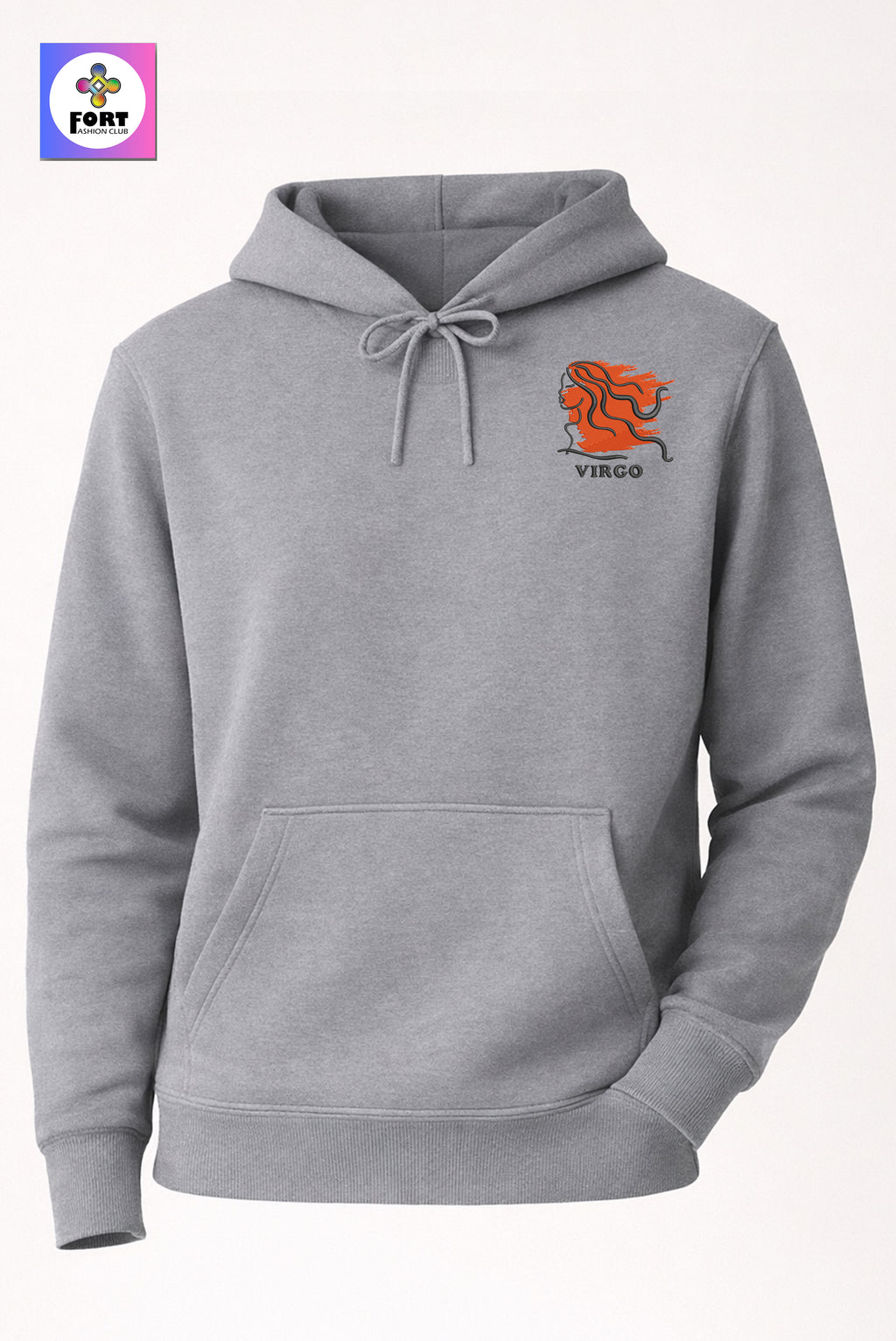 Crazy Embroidery Unisex Hoodie – Virgo