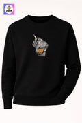 Crazy Embroidery Unisex Sweatshirt Energy