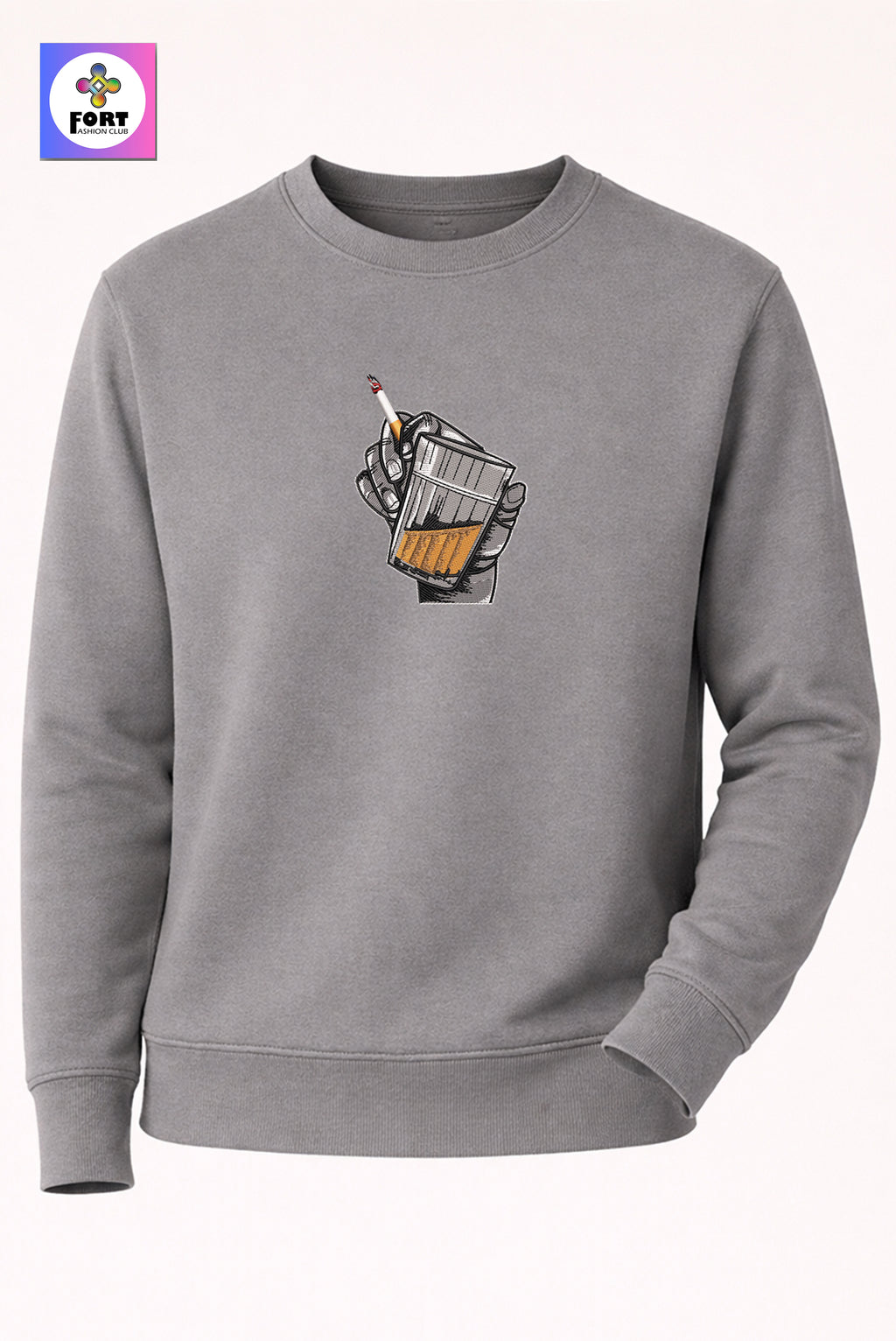 Crazy Embroidery Unisex Sweatshirt Energy