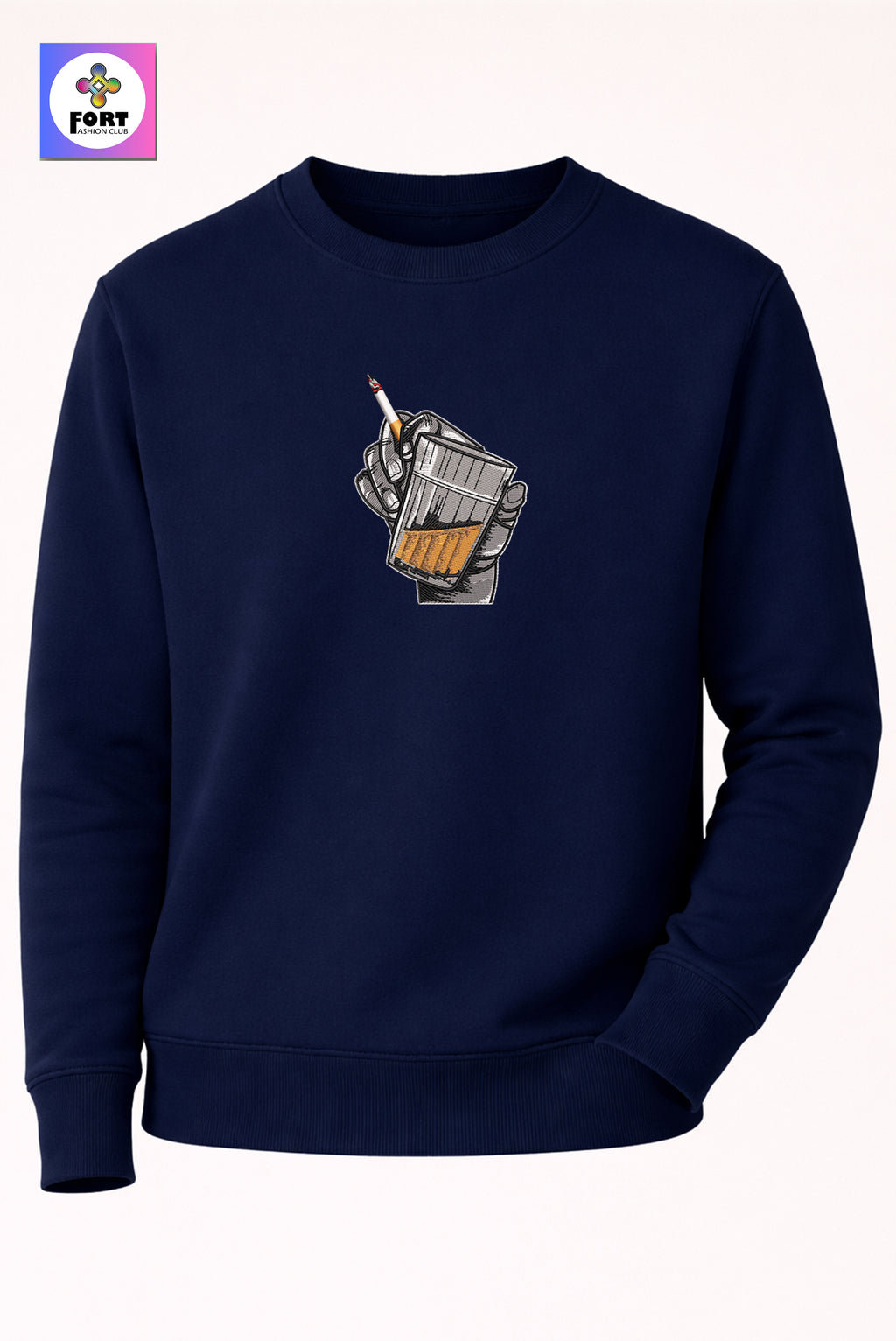 Crazy Embroidery Unisex Sweatshirt Energy
