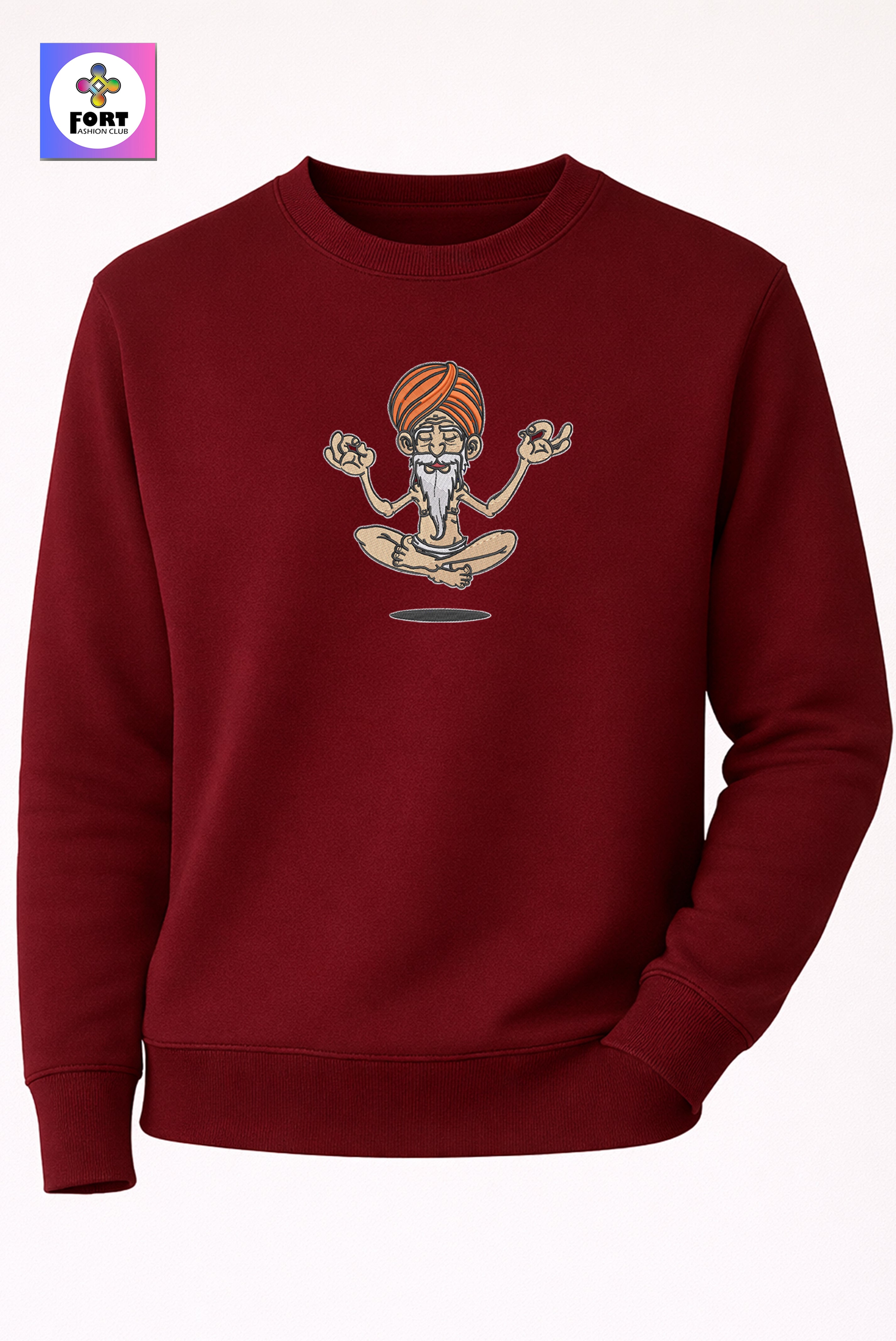Crazy Embroidery Unisex Sweatshirt – Sb