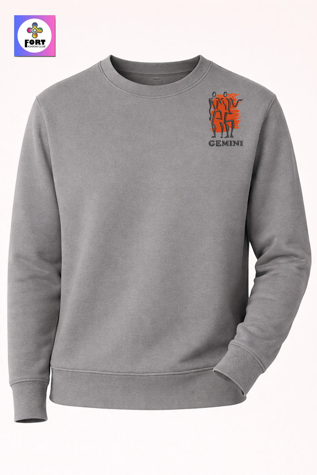 Crazy Zodiac Embroidery Unisex Sweatshirt – Aries