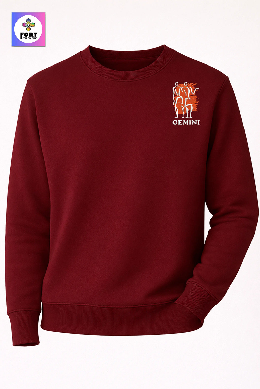 Crazy Zodiac Embroidery Unisex Sweatshirt – Aries