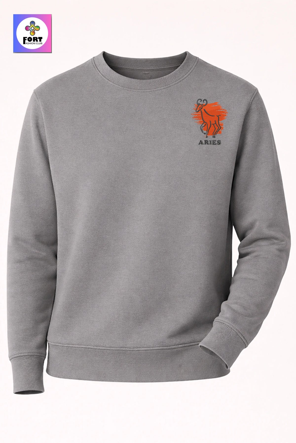 Crazy Zodiac Embroidery Unisex Sweatshirt – Gemini