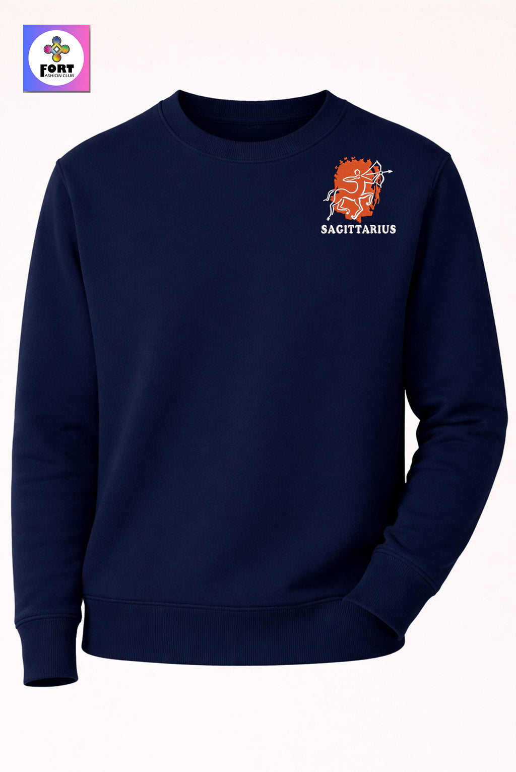 Crazy Zodiac Embroidery Unisex Sweatshirt – Sagittarius