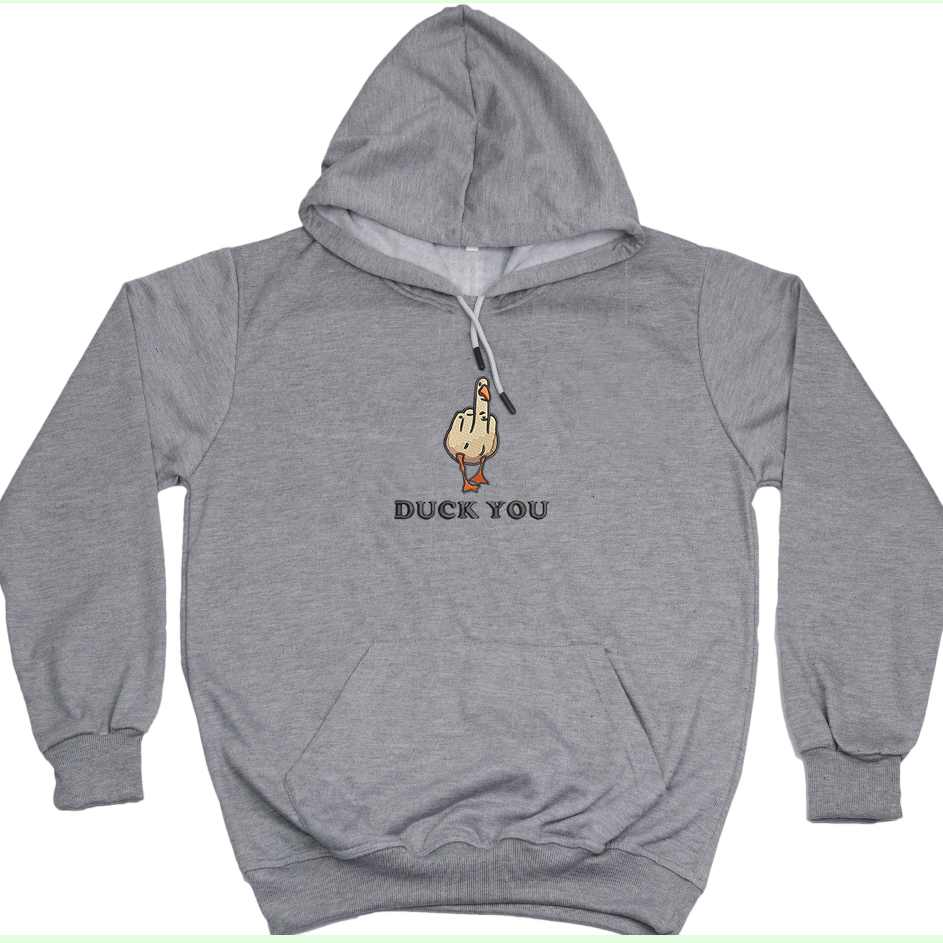 CRAZY EMBROIDERY HOODIE – DUCK