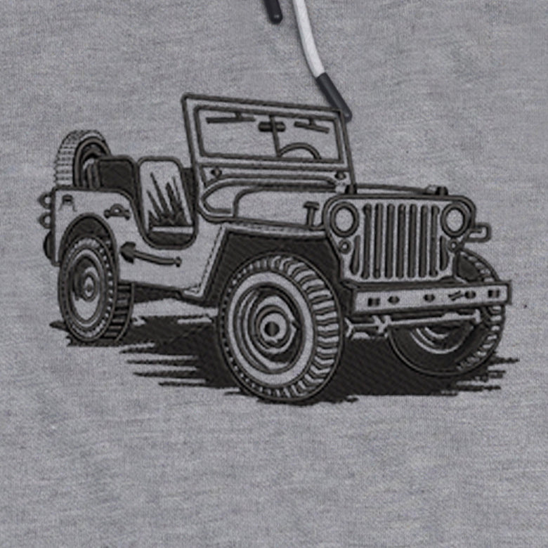 CRAZY EMBROIDERY HOODIE – JEEP
