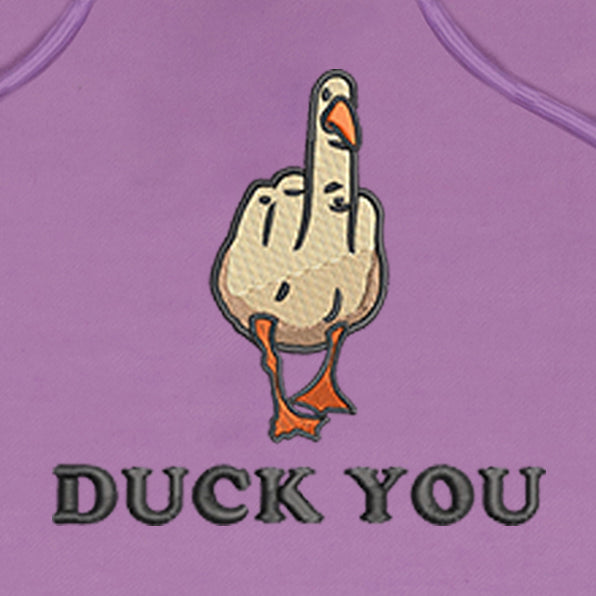 CRAZY EMBROIDERY HOODIE – DUCK